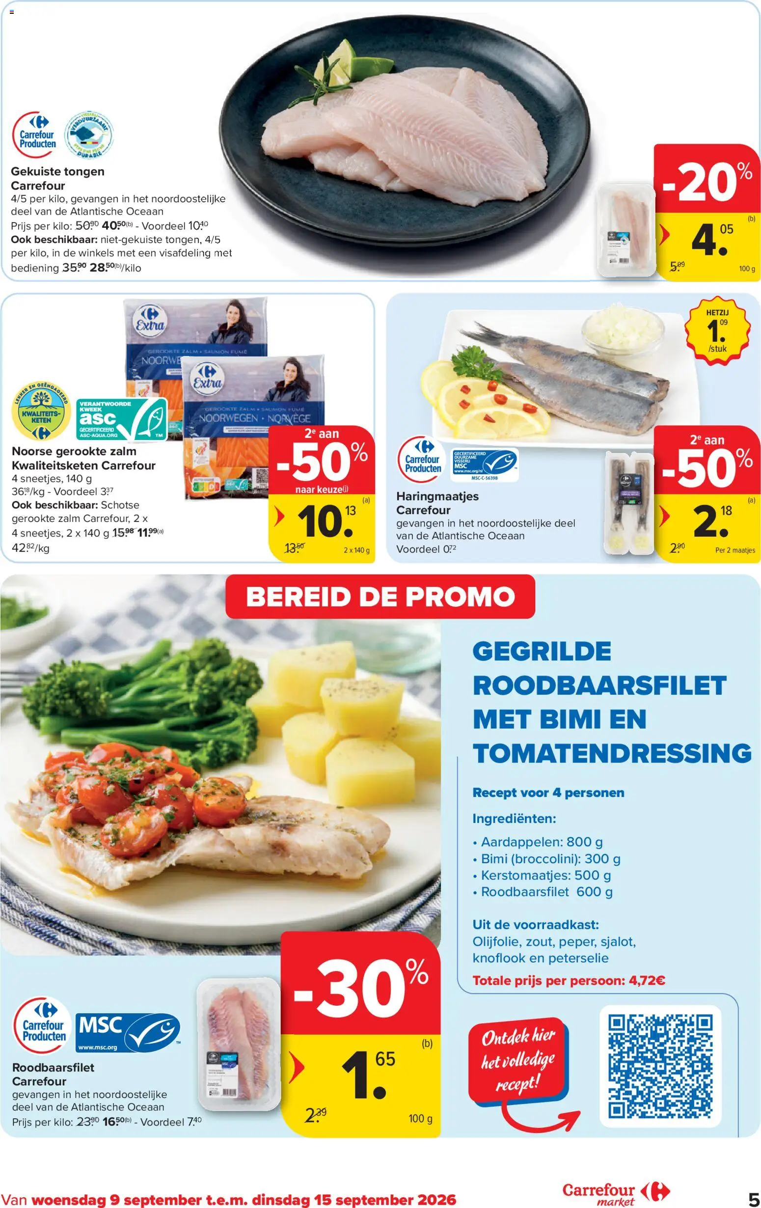 {H1} | Pagina: 5 | Producten: Aardappelen, Knoflook, Gerookte zalm, Ingrediënten