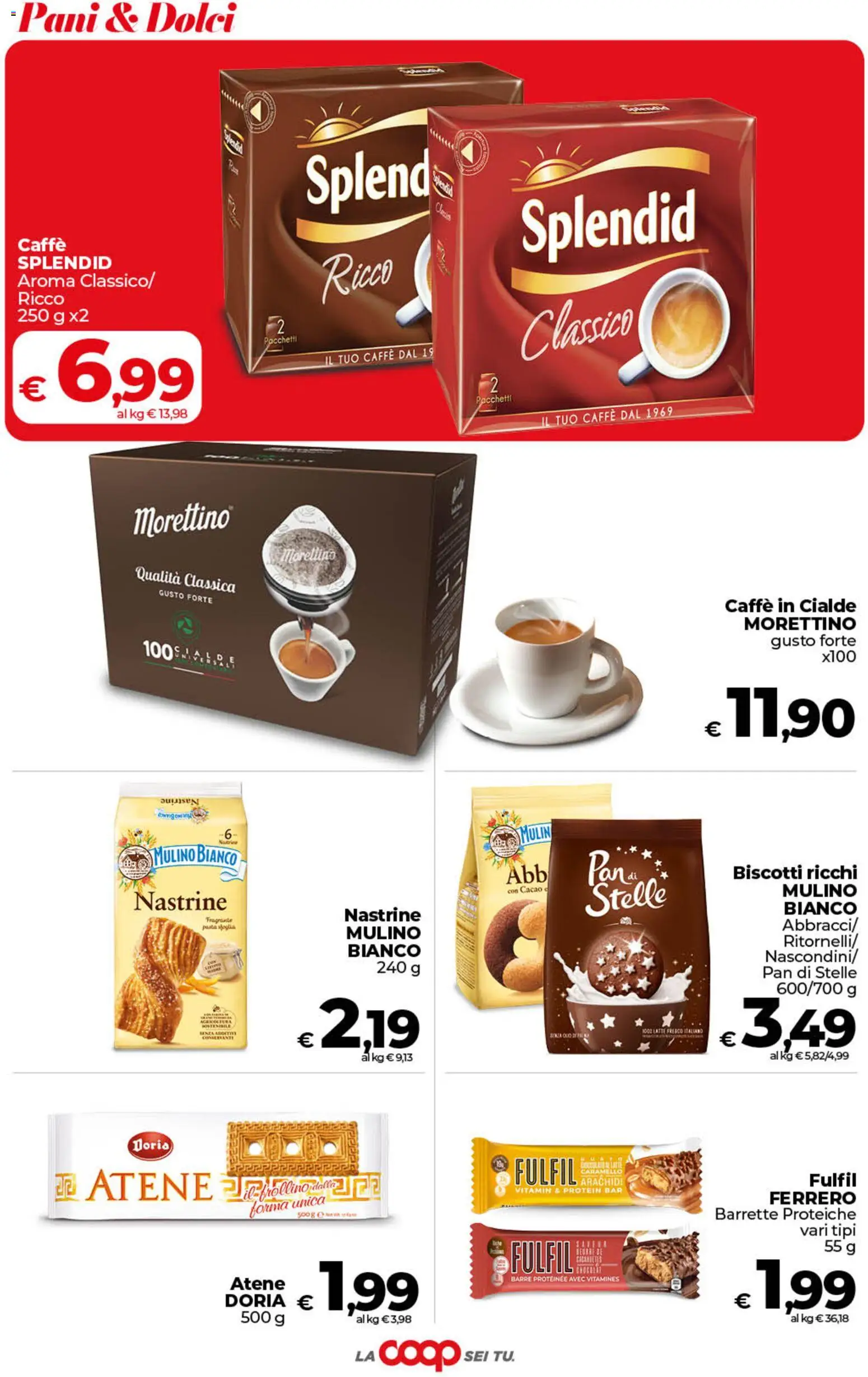 Volantino COOP del 18.06.2026 | Pagina: 25 | Prodotti: Caffè, Pasta, Cacao, Caffè in cialde