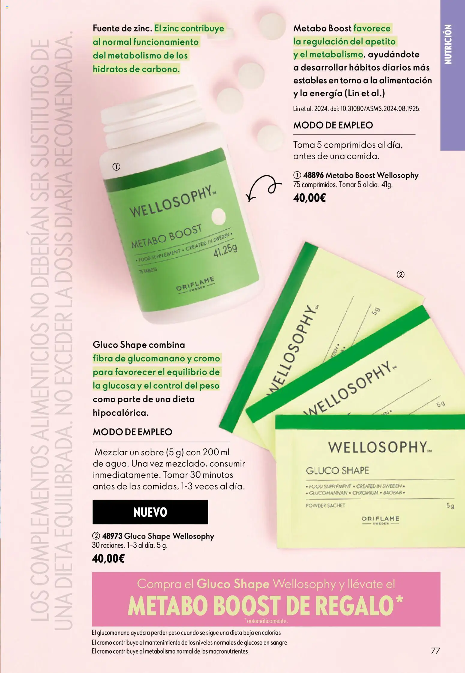 Oriflame - Catálogo Campaña 9 │ válido desde el 24/06/2026 | Página: 77 | Productos: Peso