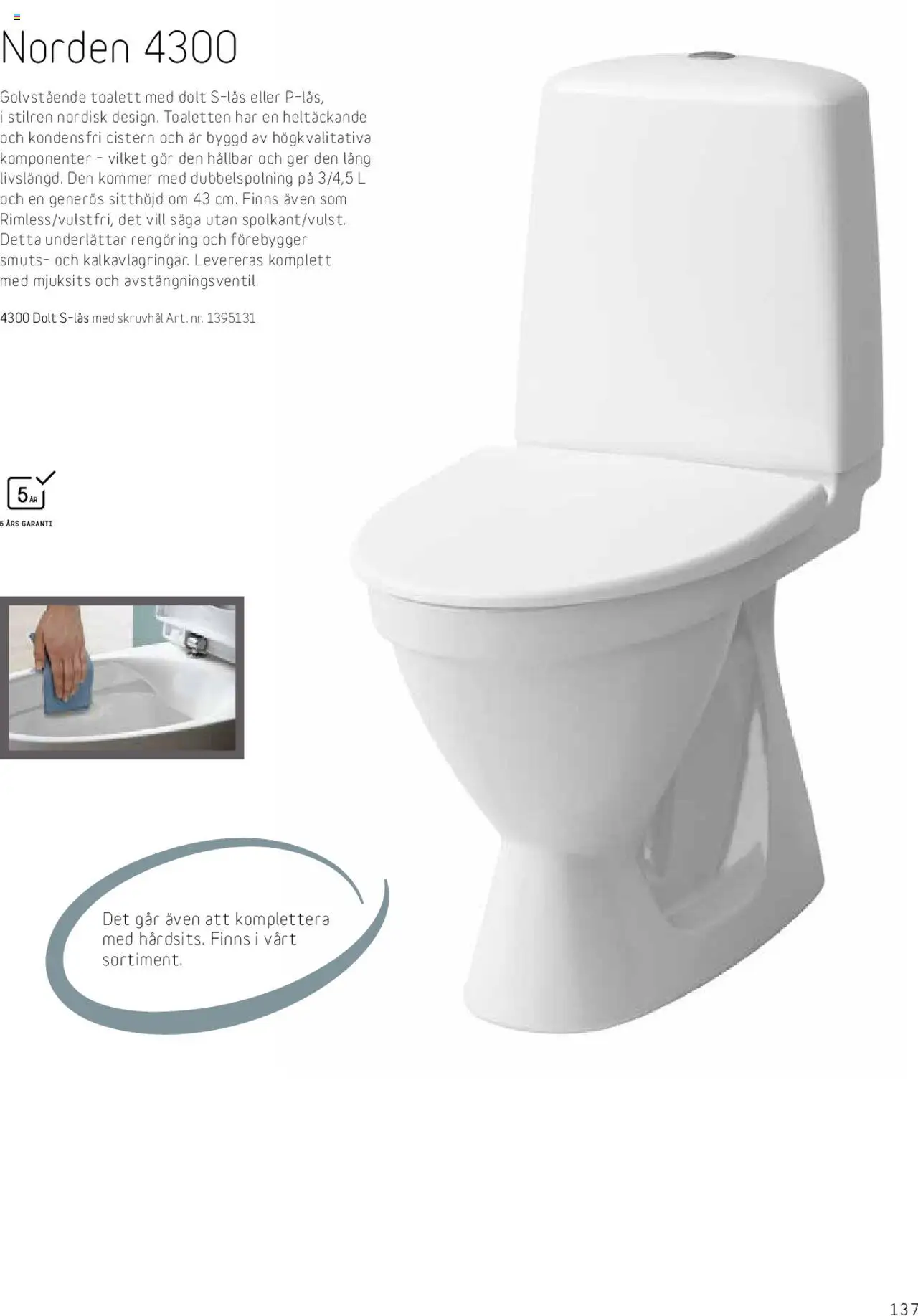 Bauhaus reklamblad aktuell från 25.08.2025 | Sida: 137 | Produkter: Toalett