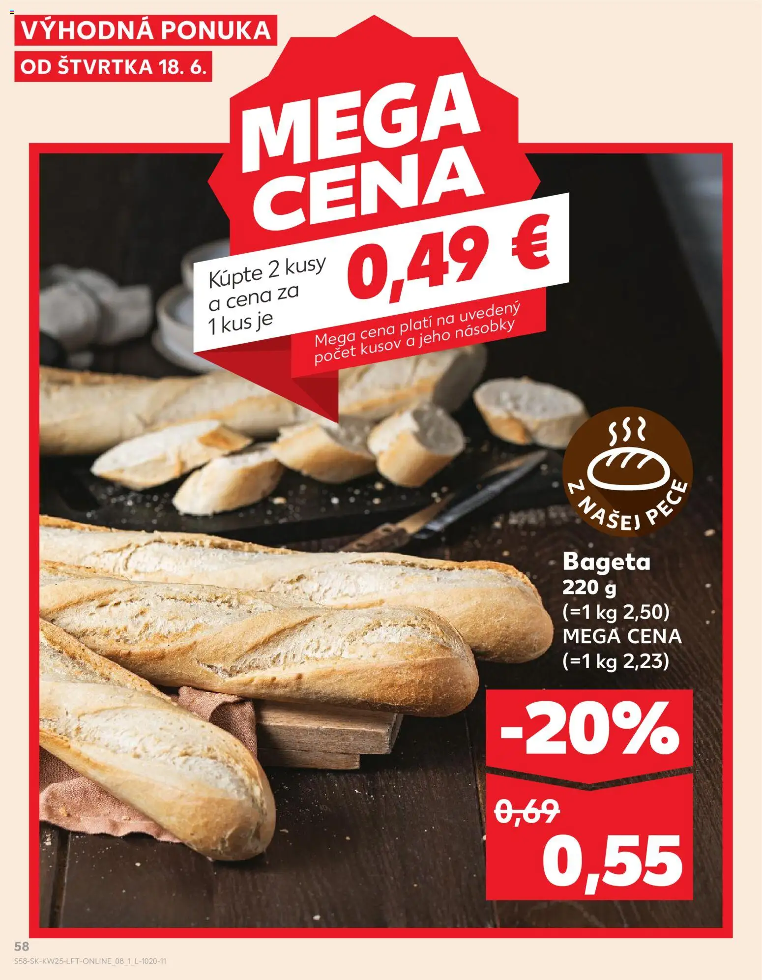 Nové Kaufland akcie – leták je platný od 18.06.2026 | Strana: 58