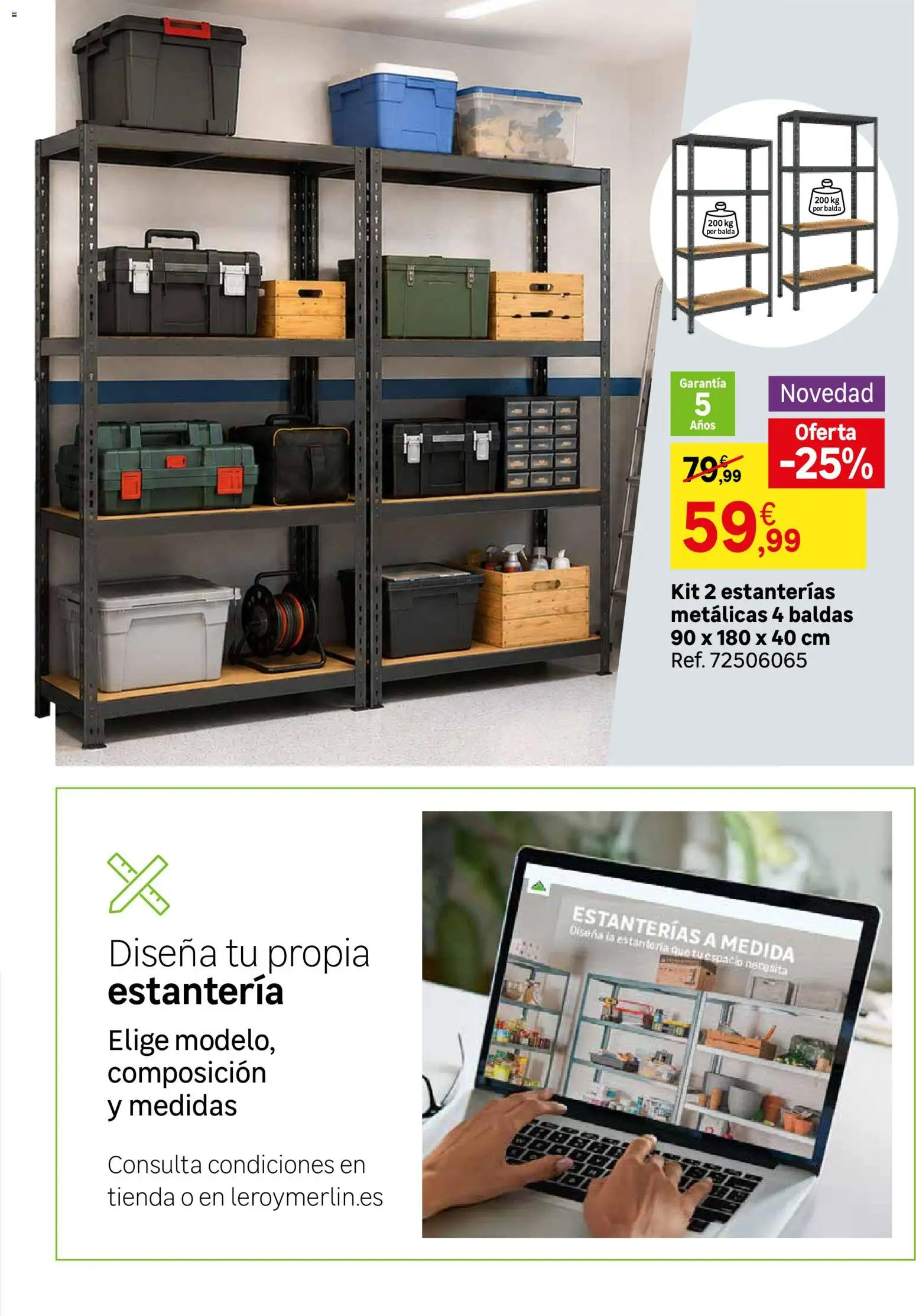 Leroy Merlin catálogo │ válido desde el 25/08/2026 | Página: 18 | Productos: Estantería