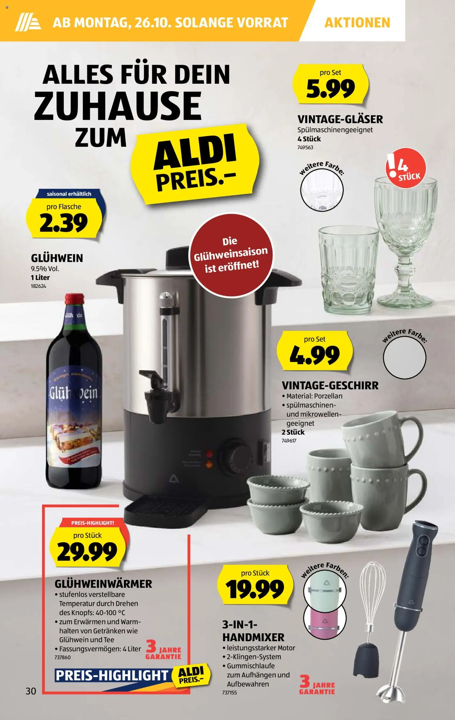 Aldi aktionen – gültig ab 22.10.2026 | Seite: 30