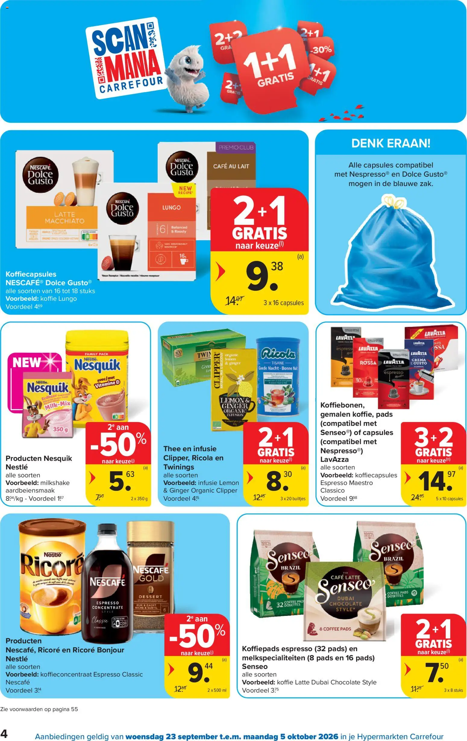 {H1} | Pagina: 4 | Producten: Thee, Lavazza, Nescafe, Koffie