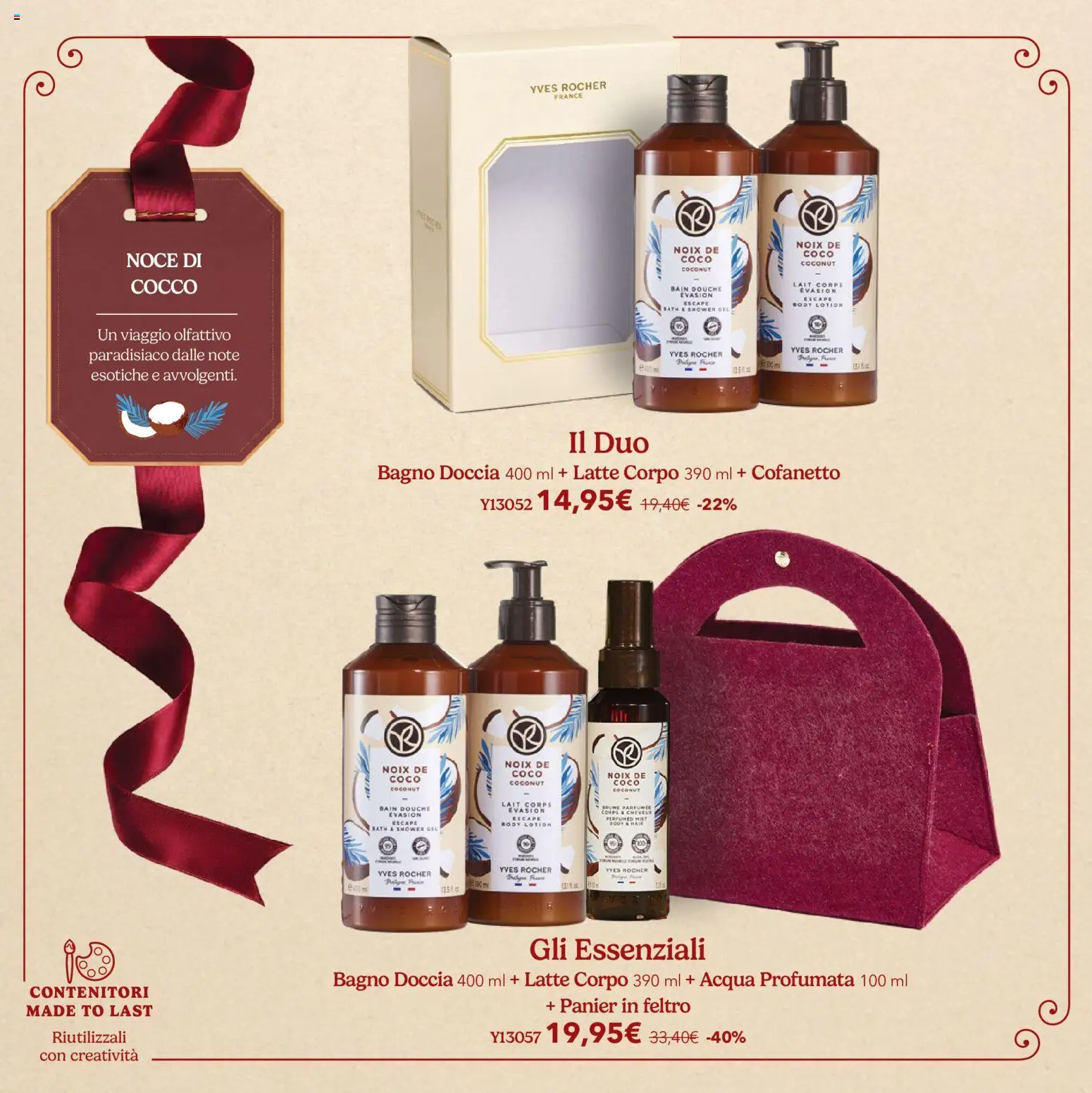 Volantino Yves Rocher del 20/10/2026 | Pagina: 64 | Prodotti: Acqua, Latte, Cocco, Doccia