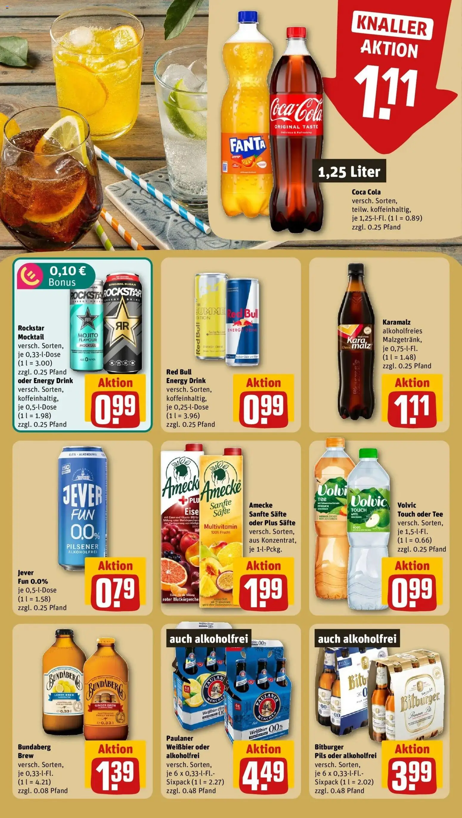 REWE Prospekt ab 03.08.2026 zum Blättern » Angebote | Seite: 14 | Produkte: Pils, Jever, Pfirsich, Tee