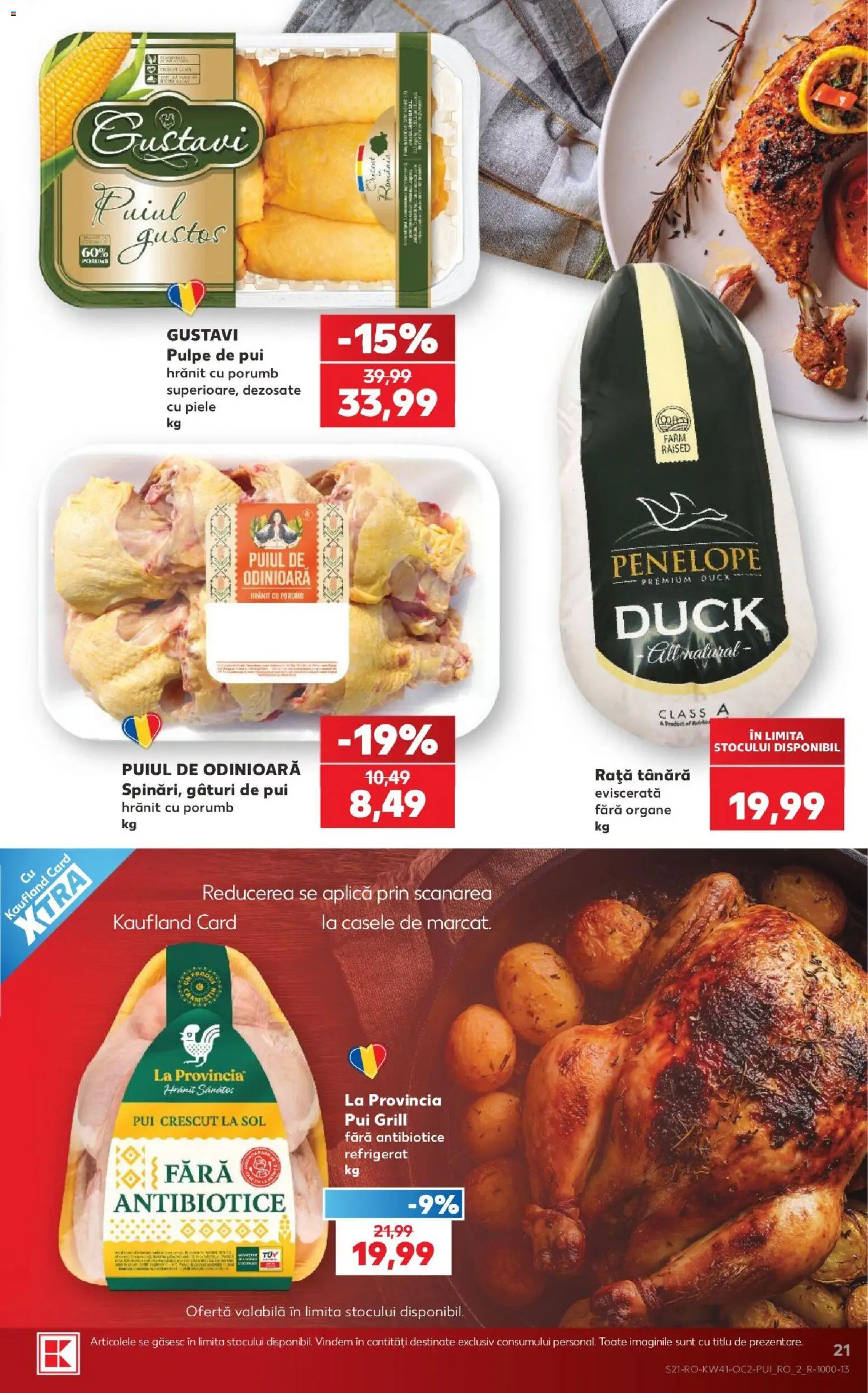 Noul catalog Kaufland – valabil de la 07.10.2026 | Pagină: 21 | Produse: Premium, Pui grill, Aplică, Porumb