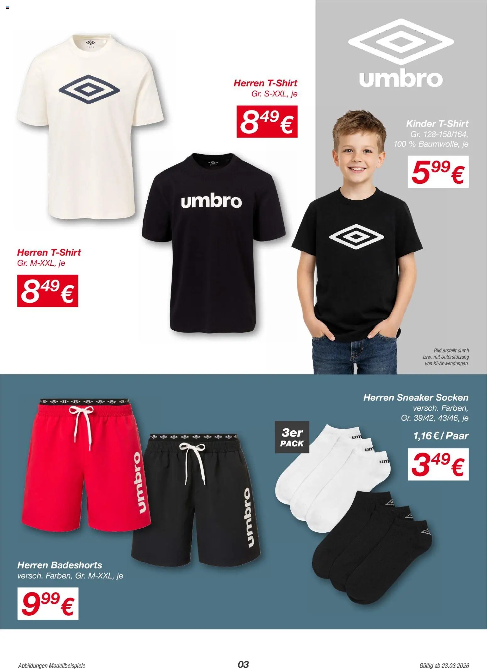 Kik Prospekt aktuell gültig ab 23.03.2026 | Seite: 3 | Produkte: Socken
