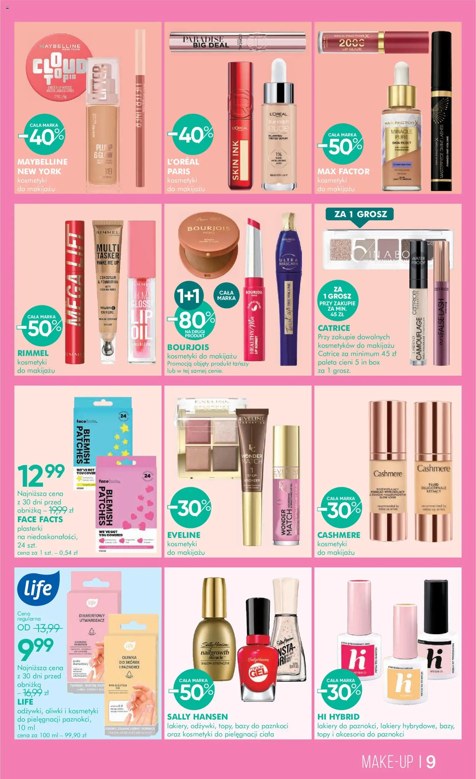 Super-pharm gazetka od 29.06.2026 | Strona: 9 | Produkty: Kosmetyki, Sorbet, Bronzer, Lakiery