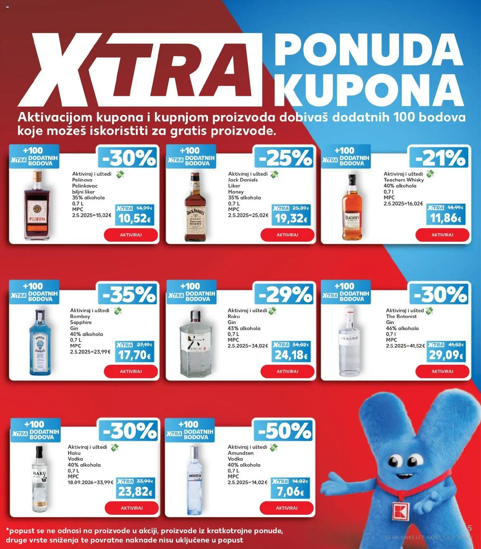 Kaufland katalog | vrijedi od 21.10.2026 | Stranica: 5 | Proizvodi: Pelinkovac, Liker, Biljni liker, Vodka
