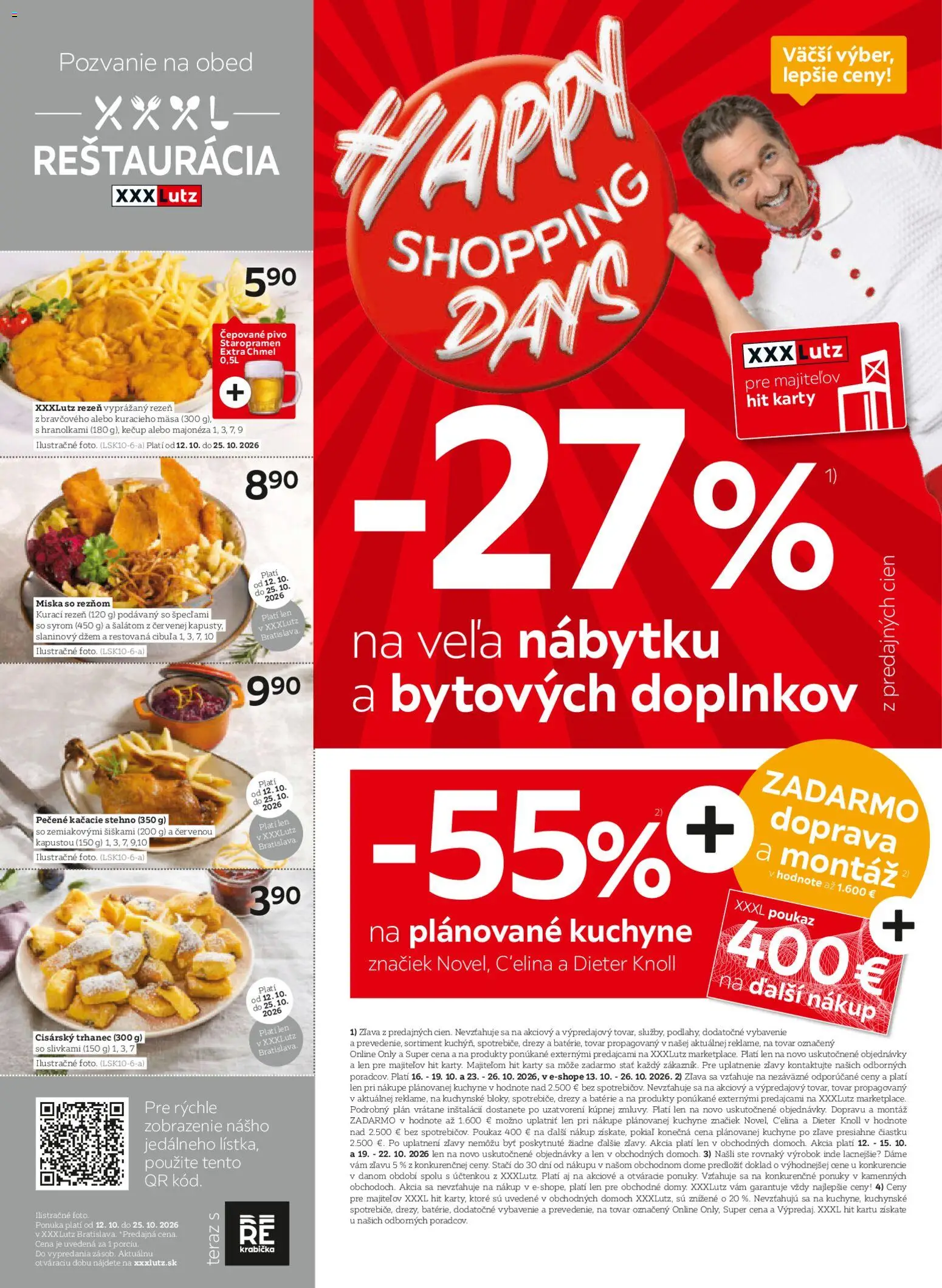 Nové XXXLutz akcie – leták je platný od 12.10.2026 | Strana: 3 | Produkty: Drezy, Batérie, Kuchyne, Kečup