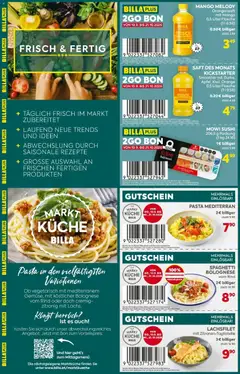 SAFT DES MONATS KICKSTARTER, Smoothie mit Gurke, Apfel, Kiwi, Orange 0,5 Liter Flasche ab 10.09.2026 gültig | Seite: 4 | Produkte: Mango, Lachsfilet, Spaghetti, Saft