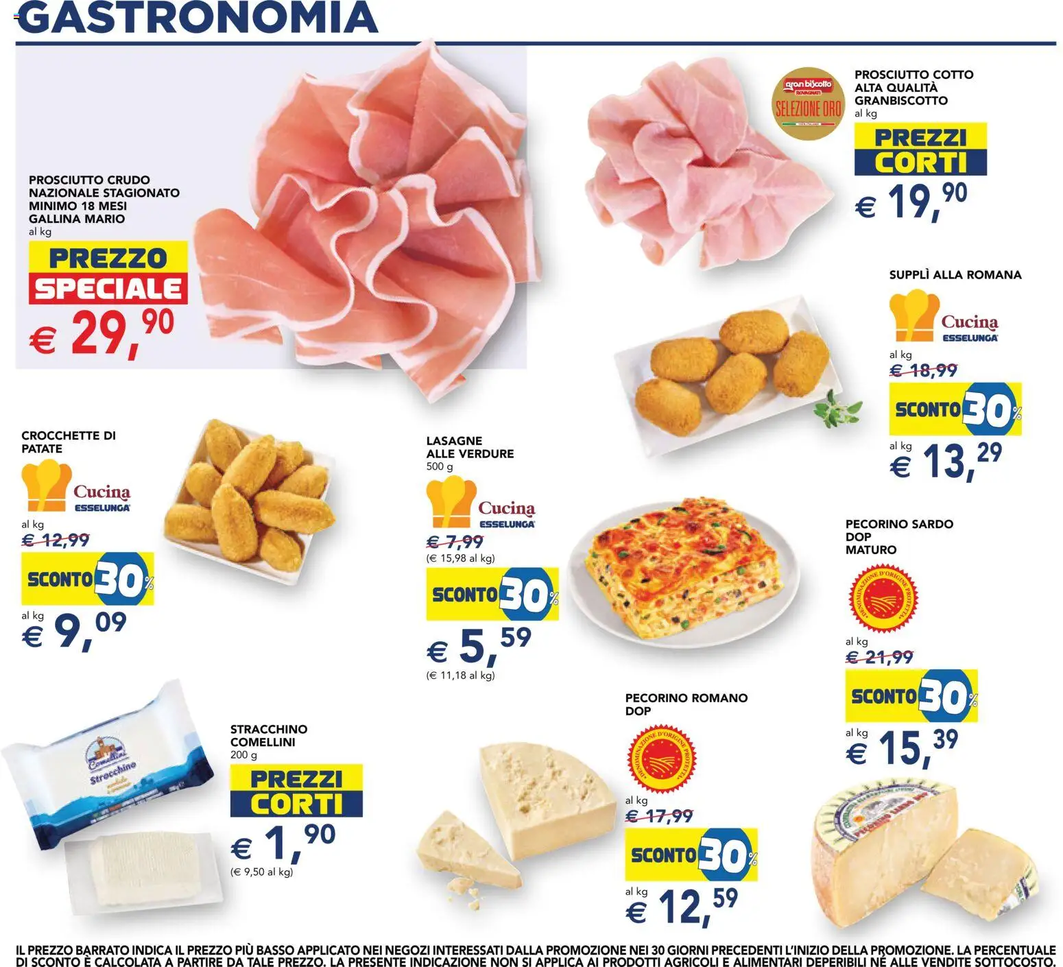 Volantino Esselunga S del 08/10/2026 | Pagina: 19 | Prodotti: Prosciutto Crudo, Patate, Stracchino, Pecorino Romano