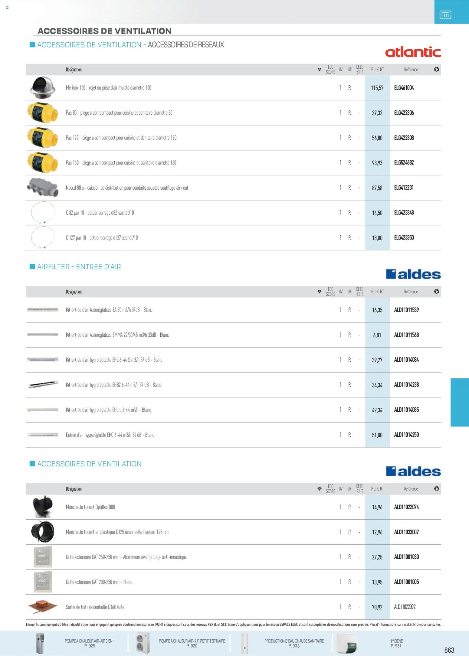 {H1} | Page: 75 | Produits: Tuile, Store, Prise, Hygiène