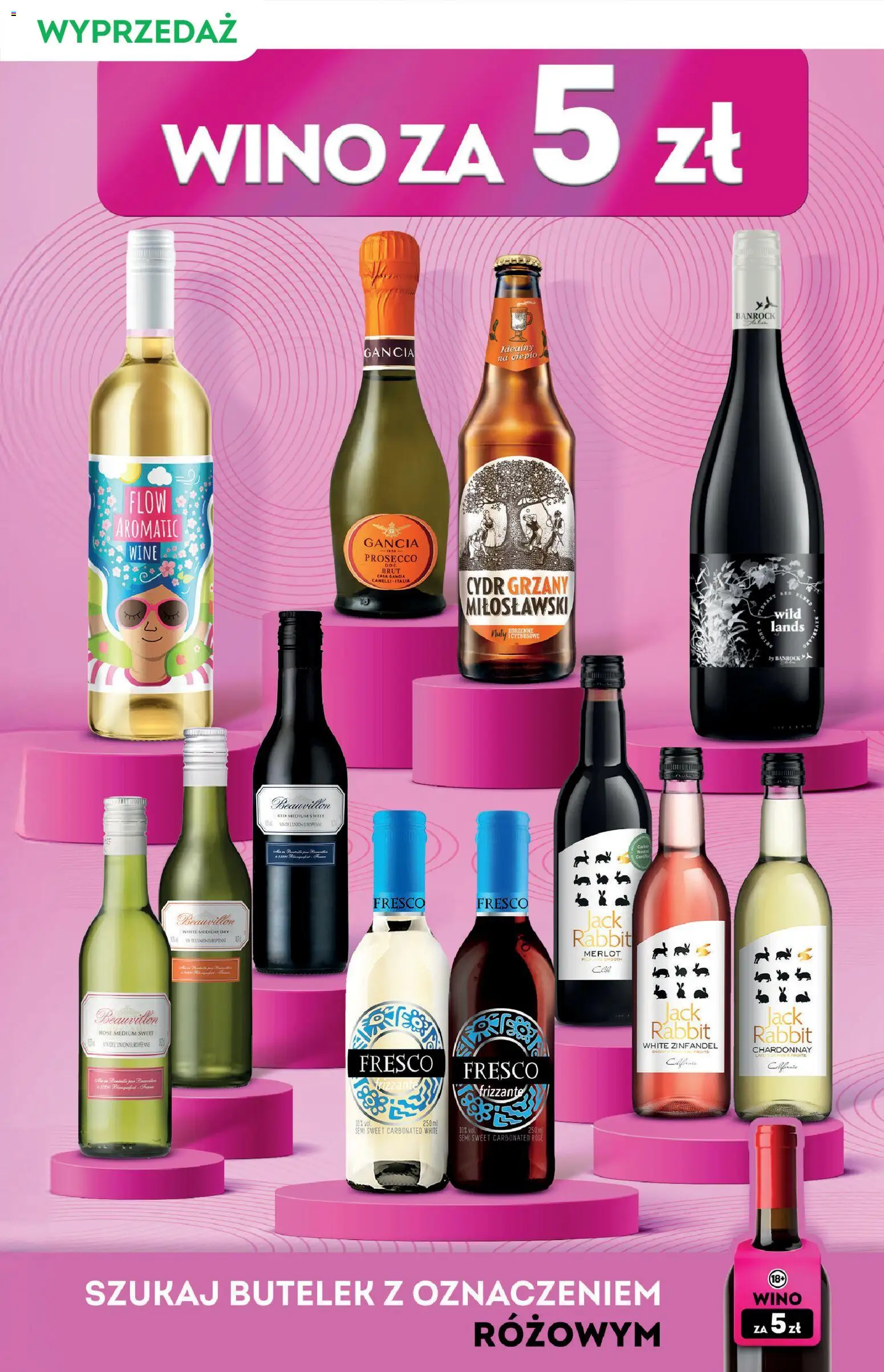 Żabka gazetka - Katalog win od 16.09.2026 | Strona: 2 | Produkty: Merlot, Fresco, Prosecco, Fresco frizzante