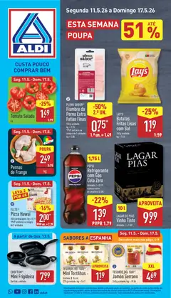 Pré-visualização Aldi folheto válido de 11.05.2026