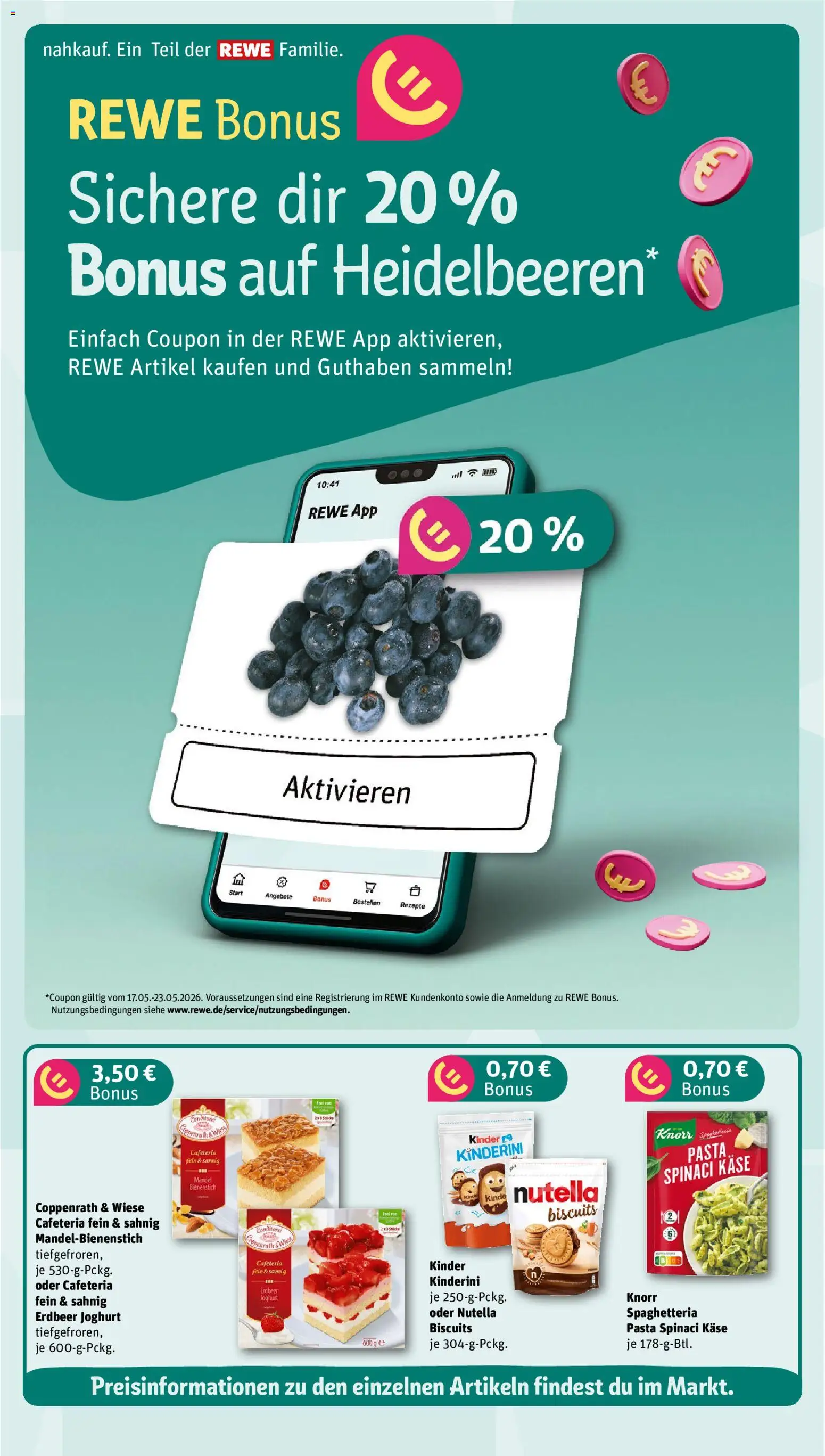 Nahkauf Prospekt – gültig ab 18.05.2026 | Seite: 6 | Produkte: Joghurt, Knorr, Nutella, Heidelbeeren