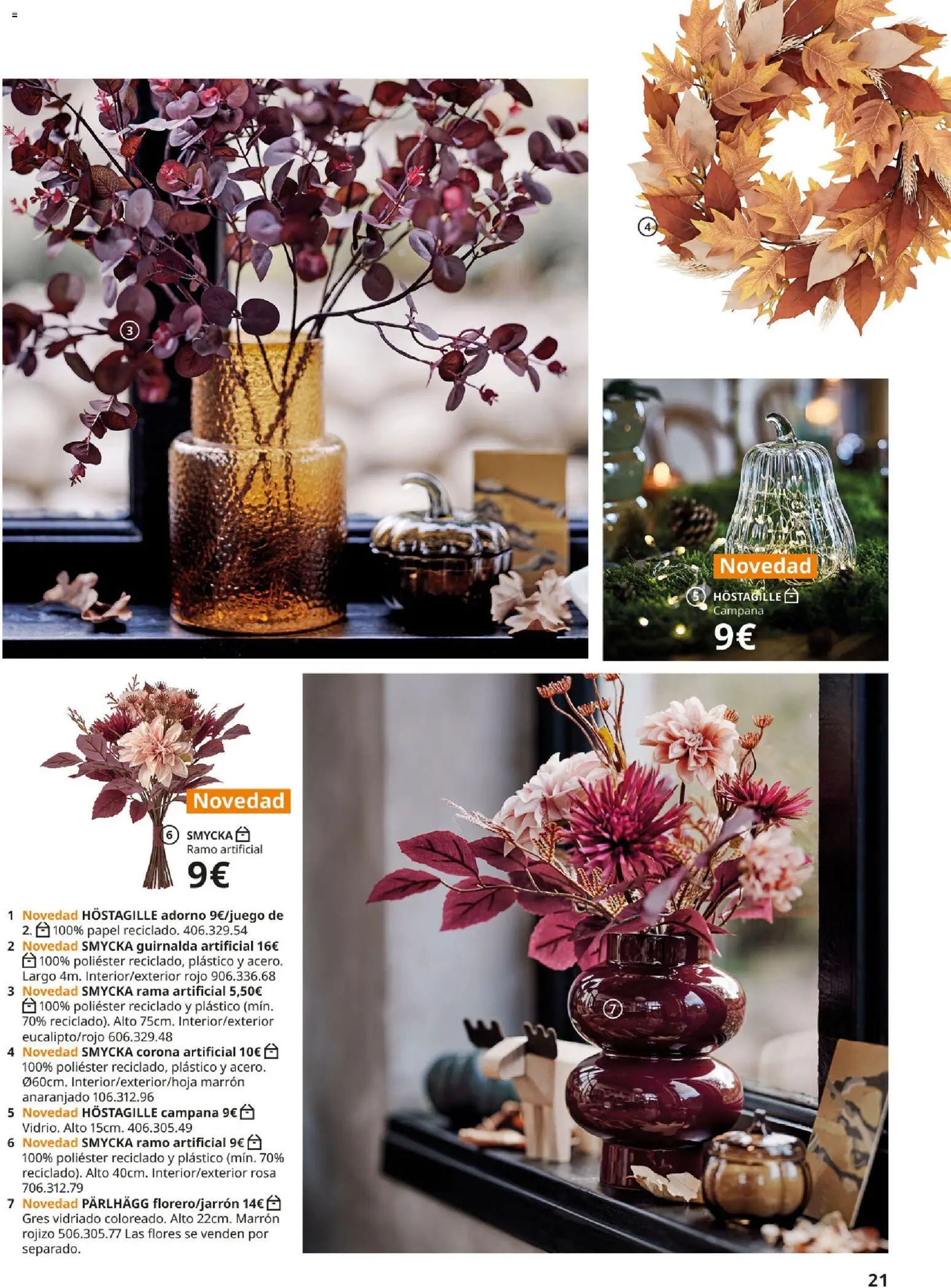 IKEA - Brochure colecciones │ válido desde el 25/08/2026 | Página: 21 | Productos: Flores