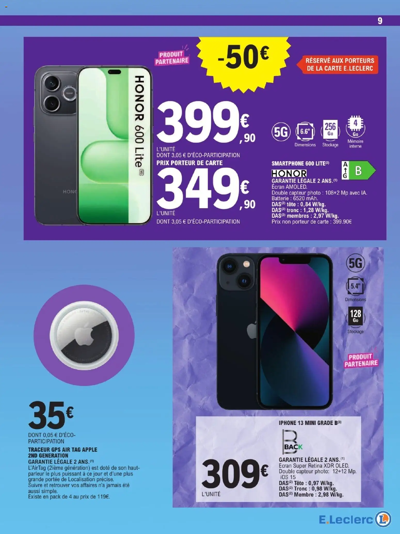 {H1} | Page: 9 | Produits: Smartphone, Batterie, Iphone, GPS