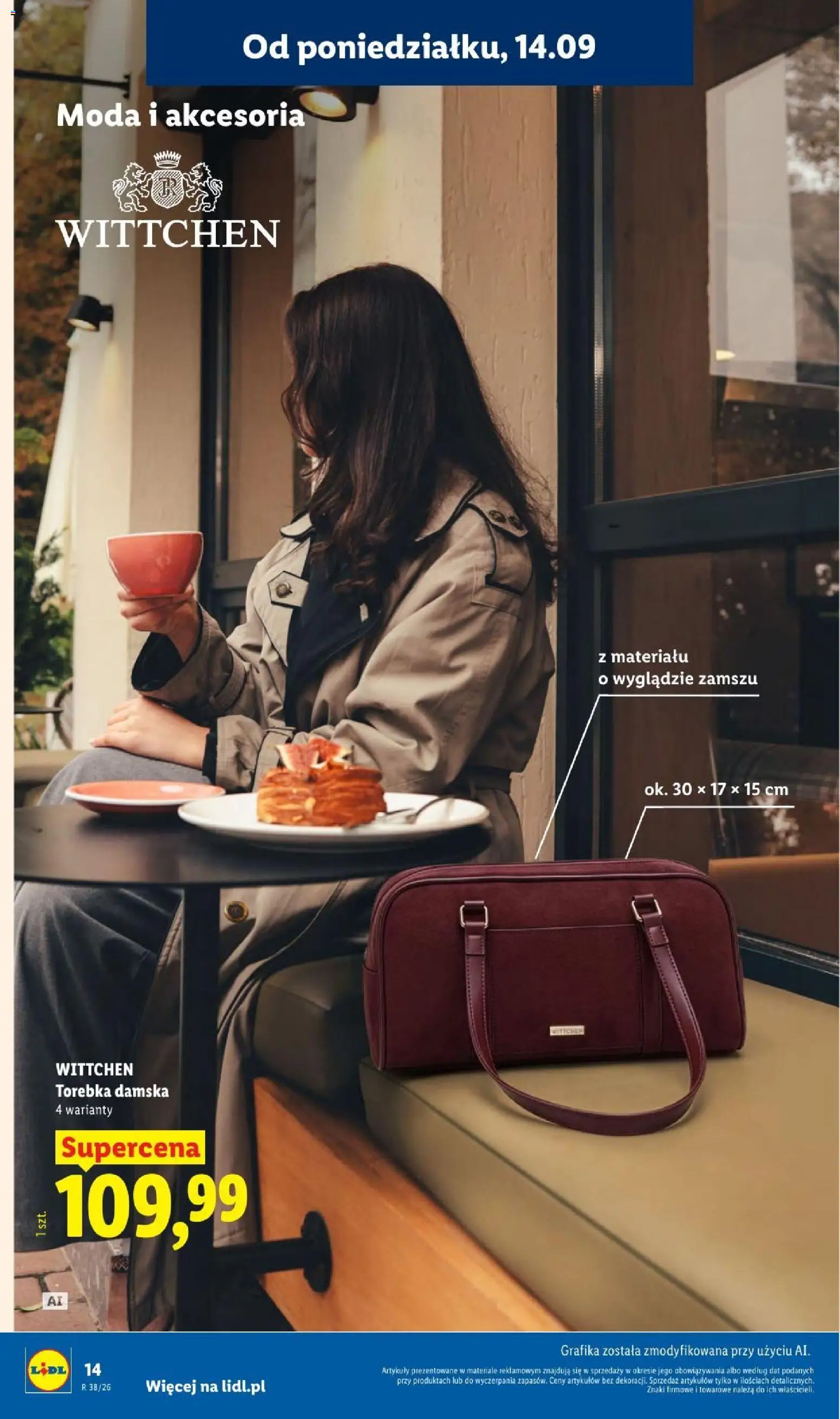 Lidl Katalog od 14.09.2026 | Strona: 18 | Produkty: Torebka