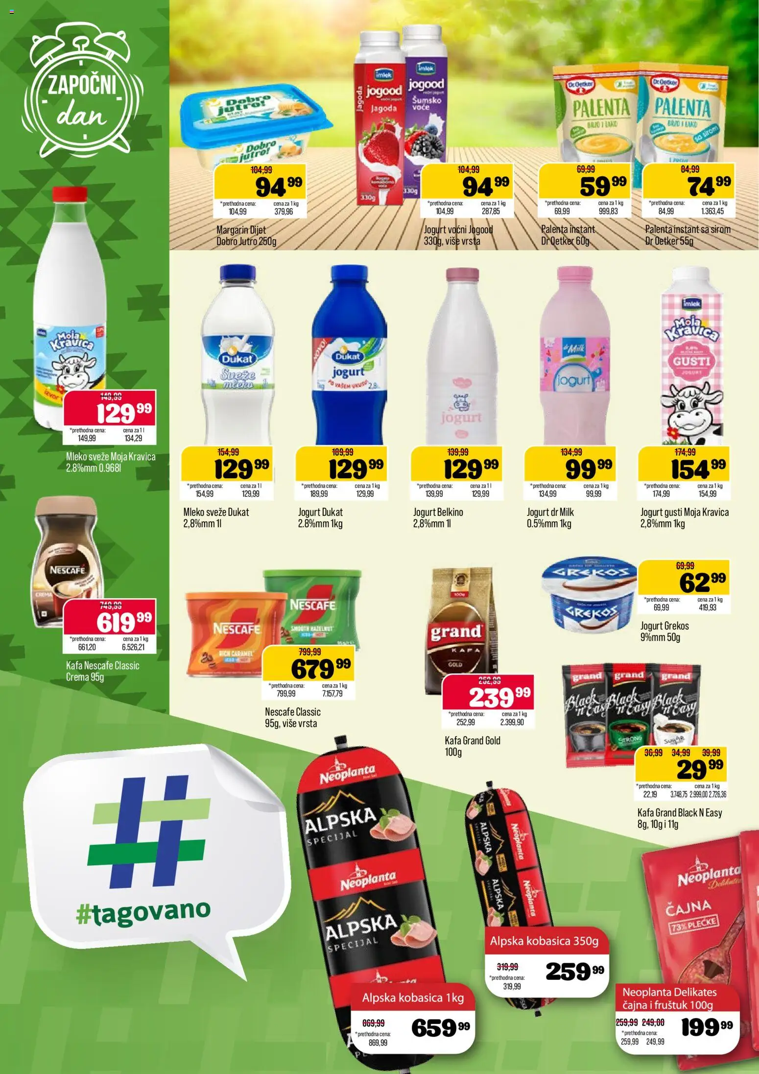 Podunavlje katalog - važi od 23.09.2026 | Strana: 4 | Proizvode: Moja kravica, Jogurt, Kobasica, Nescafé