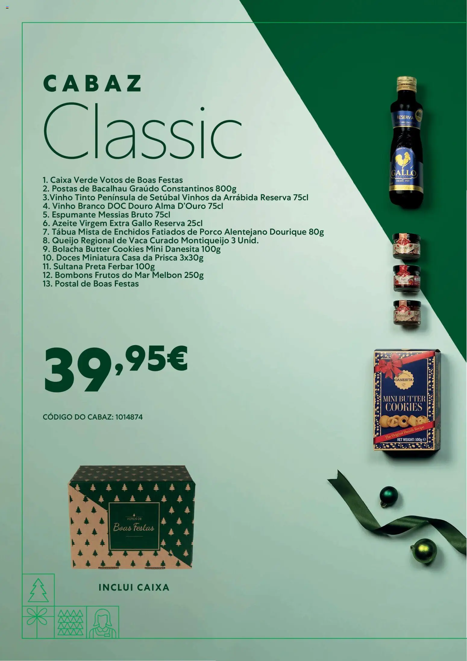 Recheio Catálogo Cabazes Natal │ válido de 22/09/2026 | Página: 8 | Produtos: Espumante, Vinho, Doces, Azeite virgem extra