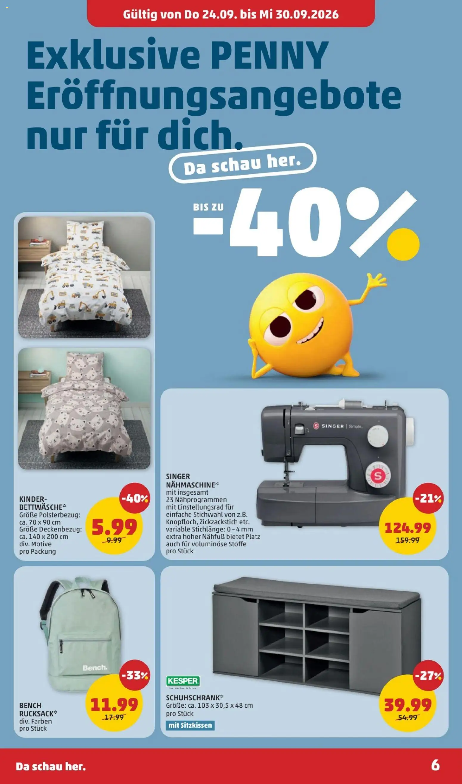 Penny Markt - Flugblatt gültig ab 24.09.2026 | Seite: 6