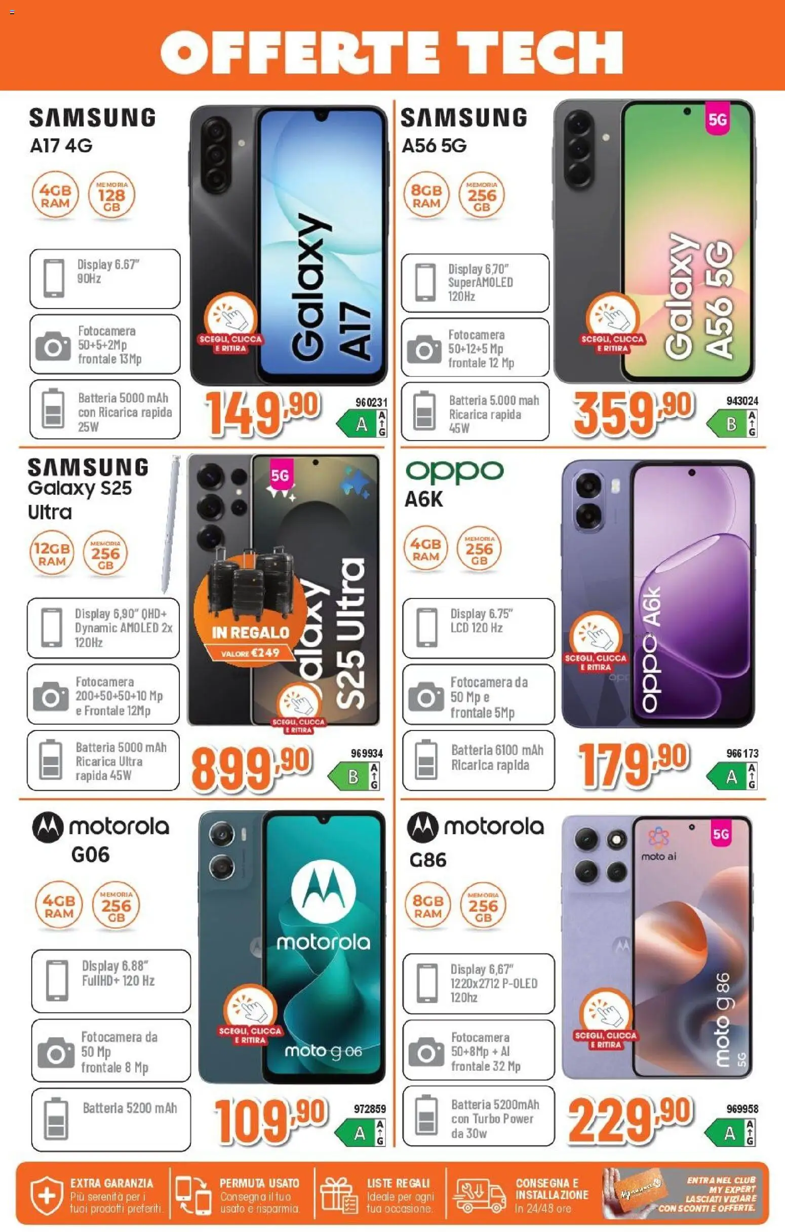 Volantino Expert del 04.06.2026 | Pagina: 6 | Prodotti: Samsung Galaxy, Fotocamera, Batteria, Samsung