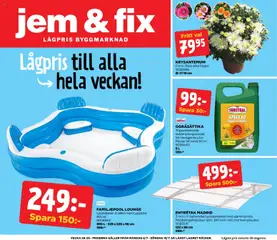 Jem & Fix erbjudanden - Förhandsvisning av reklamblad från butik Jem & Fix aktuell från 06/07/2026