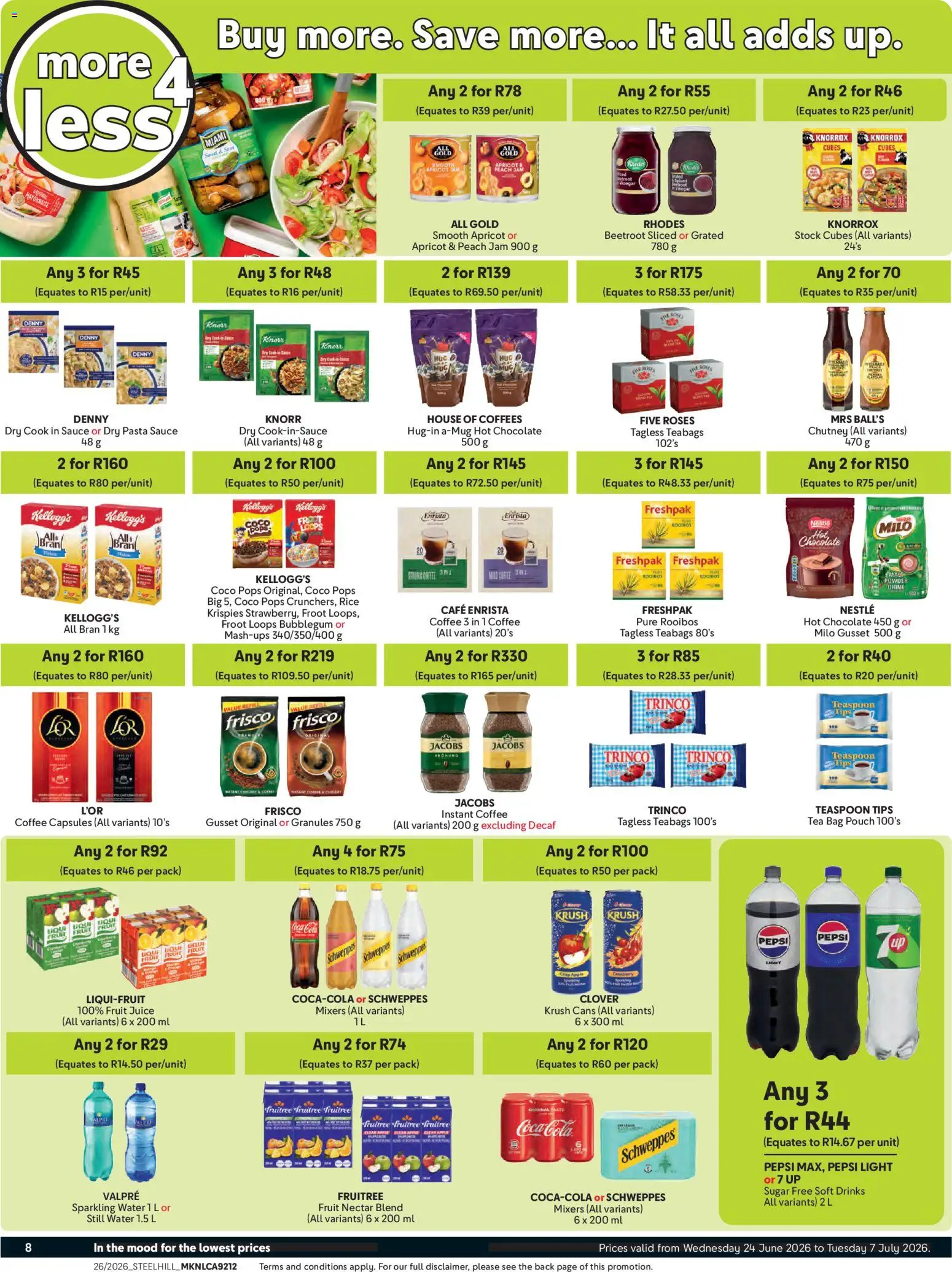 New Makro catalogue – valid from 24/06/2026 | Page: 8 | Products: Bag, Hot chocolate, Coffee, Vinegar