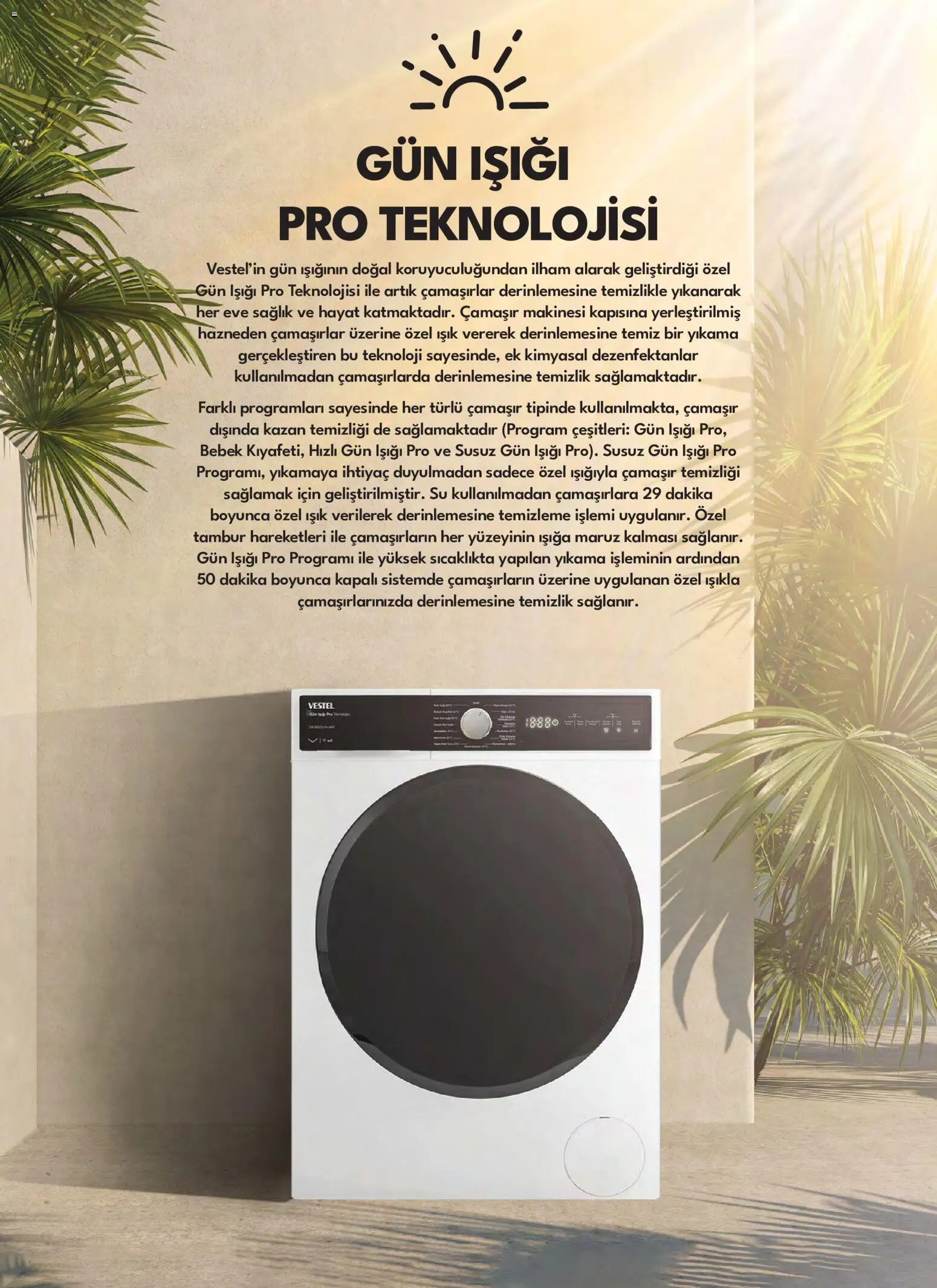 Vestel Beyaz Eşya Katalog - 01 Ekim 2026 tarihinden itibaren geçerlidir | Sayfa: 40 | Ürünler: Su, Çamaşır makinesi