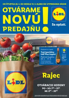 Lidl leták platný od 28.05.2026