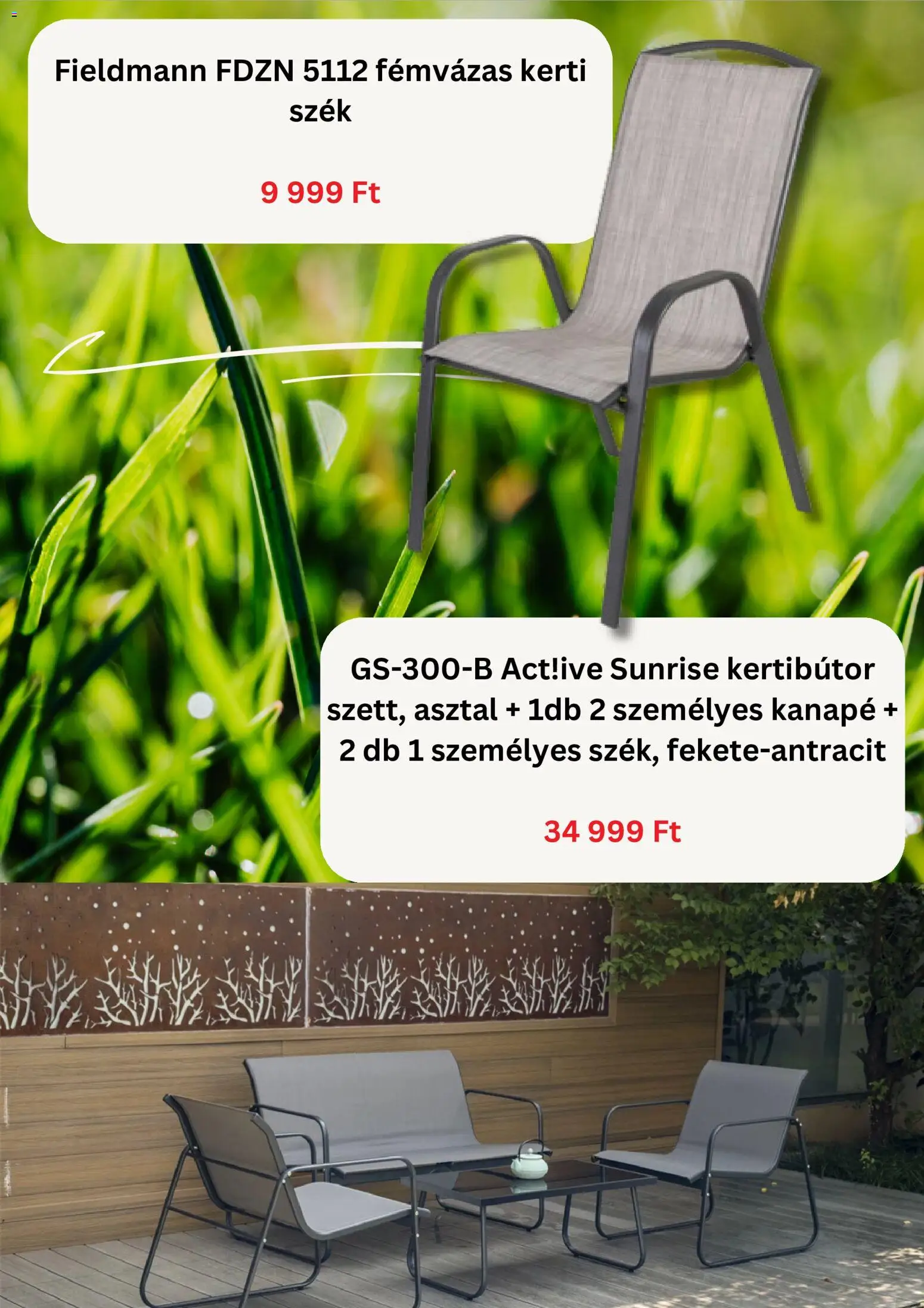 Best Byte akciós ujság - amely érvényes a következő dátumtól: 05.05.2026 | Oldal: 4 | Termékek: Kerti szék, Kanapé, Asztal, Szék