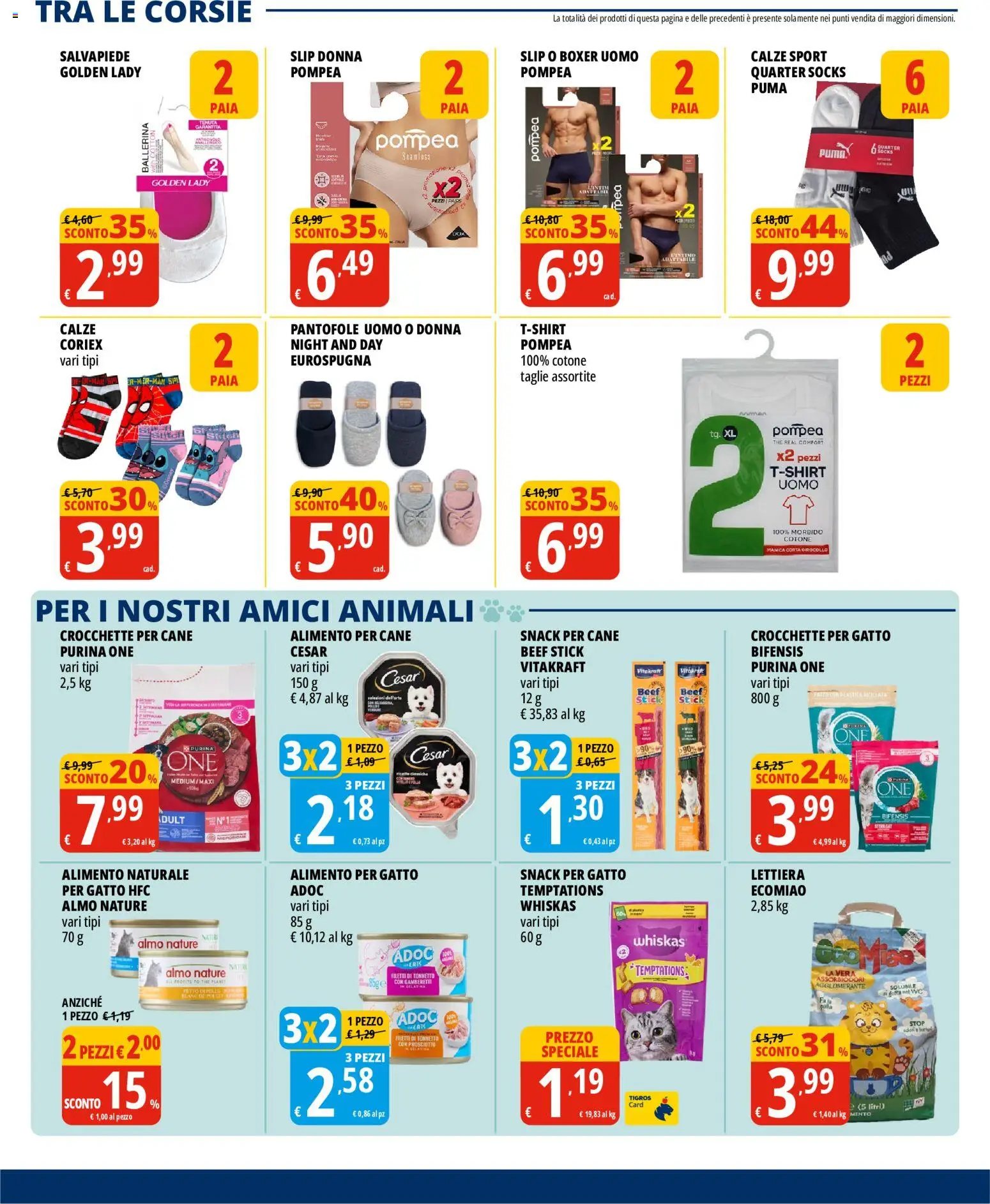 Volantino Tigros del 02/09/2026 | Pagina: 31 | Prodotti: Slip, Prosciutto, Crocchette, Gamberetti