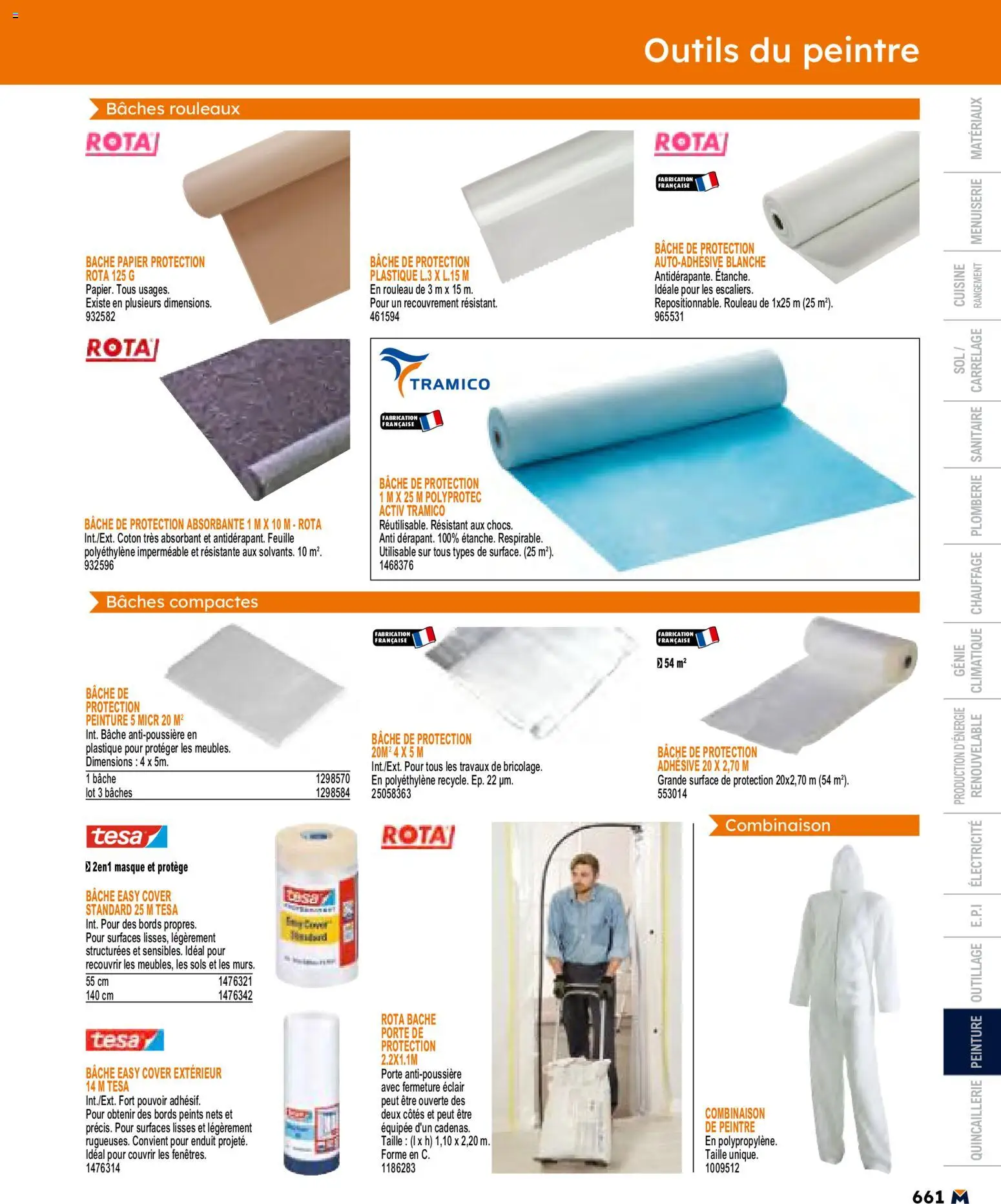 {H1} | Page: 661 | Produits: Coton, Rouleau, Porte, Combinaison