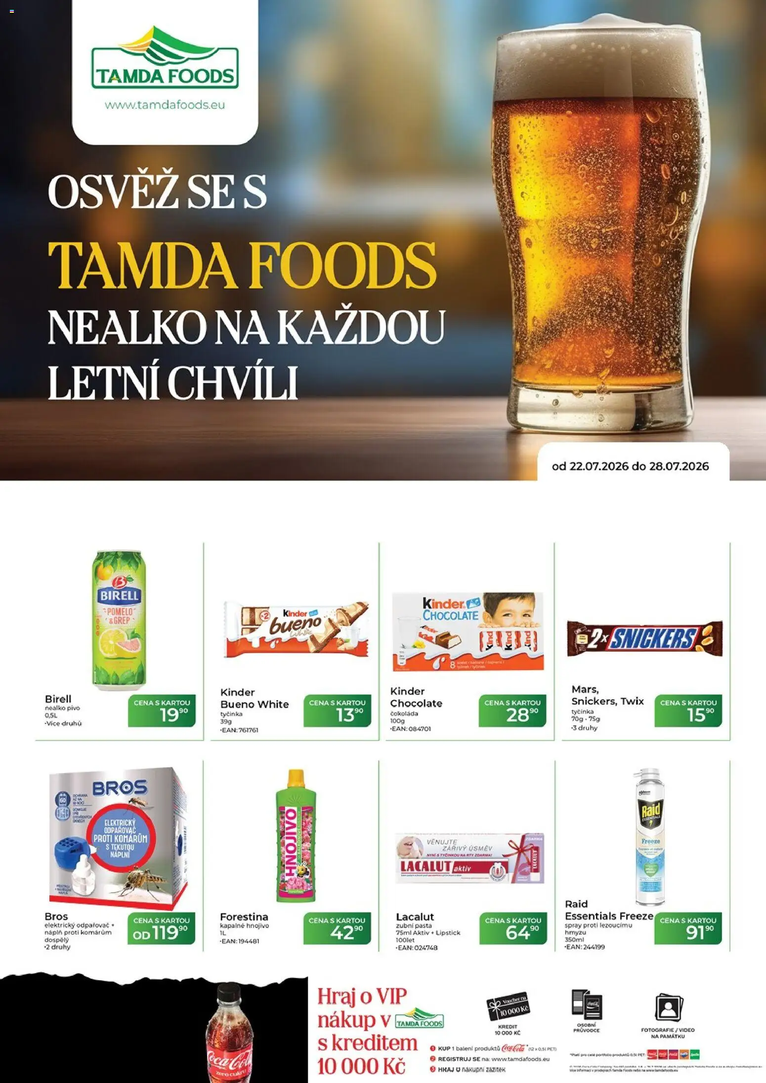 Tamda Foods leták od 22.07.2026 | Strana: 1 | Produkty: Čokoláda, Video, Raid, Hnojivo