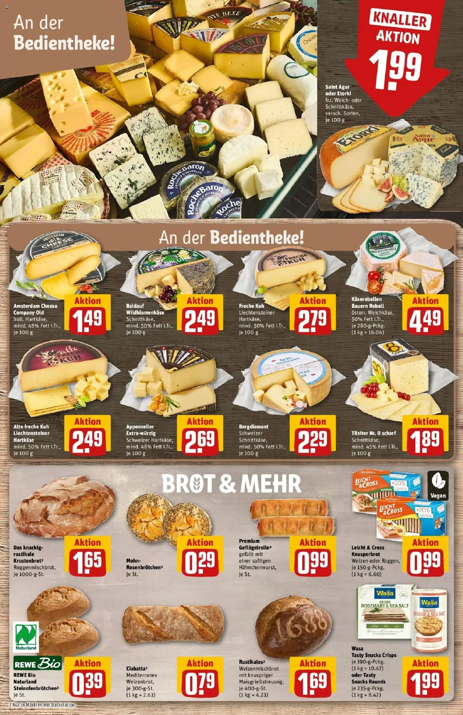 REWE Prospekt ab 14.09.2026 zum Blättern » Angebote | Seite: 9 | Produkte: Brot
