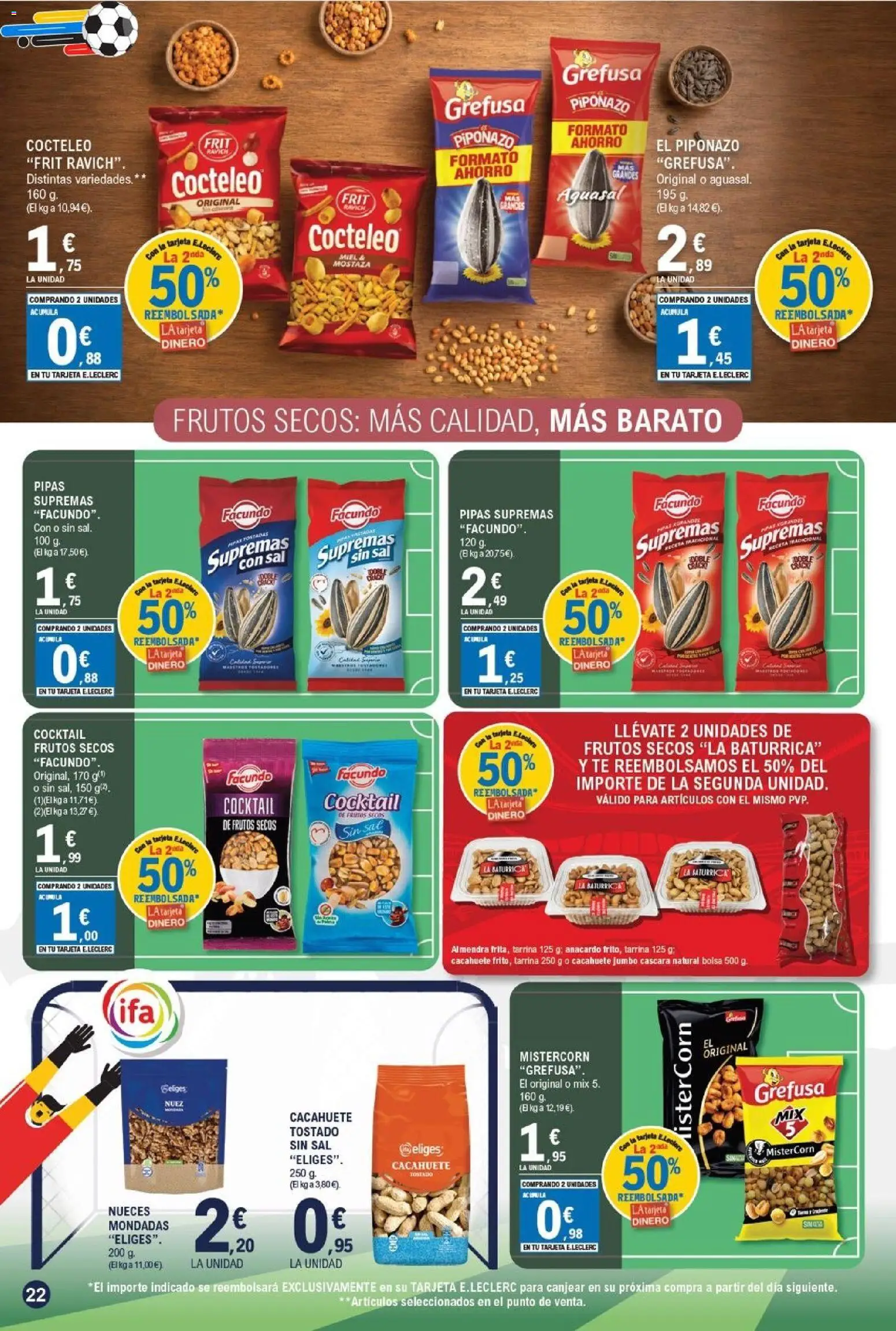 E.Leclerc folleto Gool │ válido desde el 03.06.2026 | Página: 22 | Productos: Frutos secos, Té, Bolsa
