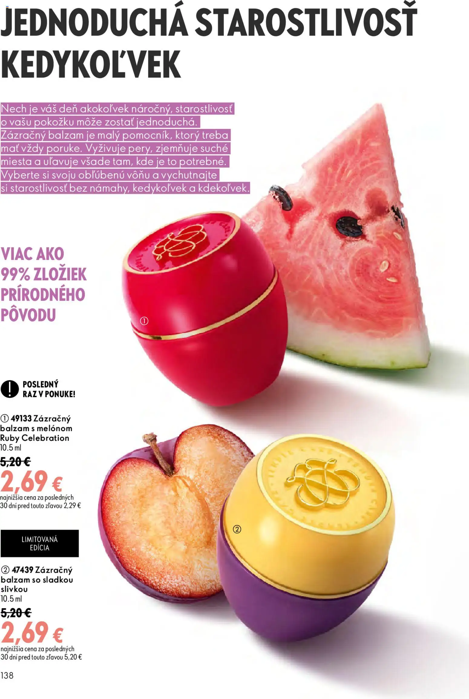 Nové Oriflame akcie – leták je platný od 19.08.2026 | Strana: 138