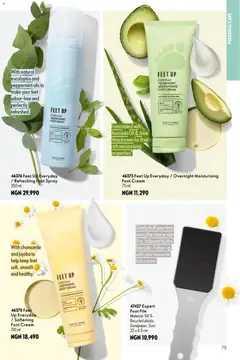 Offer preview "Oriflame - Catalogue 7/2026" | Page: 75 | Products: Špíz, Cream, Oil, Avocado