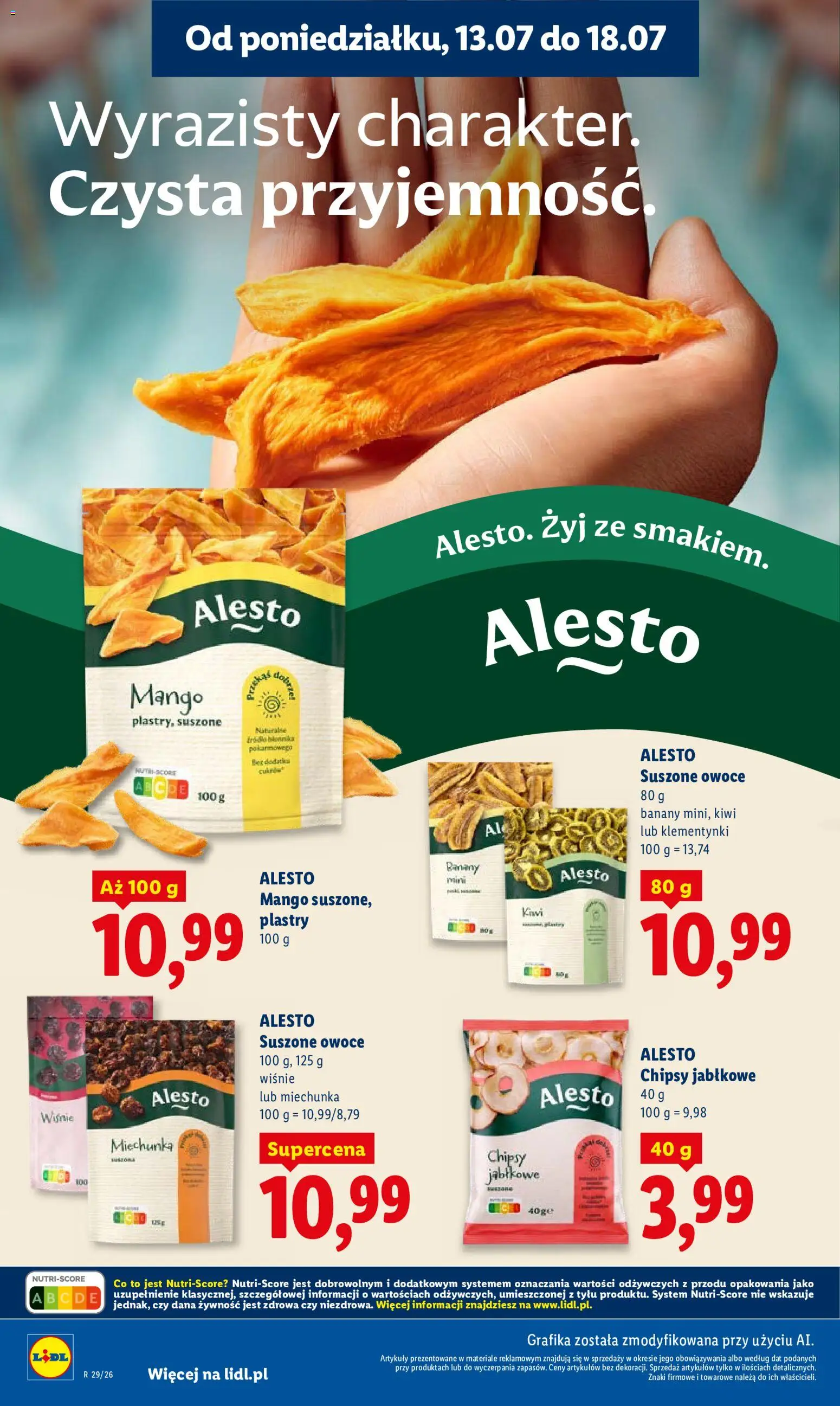 Lidl Polsko leták od 16.07.2026 | Strana: 24 | Produkty: Mango, Banány, Kiwi, Chipsy