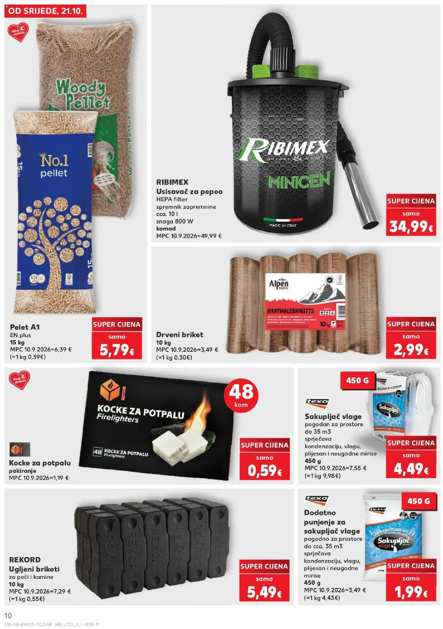 Kaufland HR akciós ujság - amely érvényes a következő dátumtól: 2026.10.21. | Oldal: 10