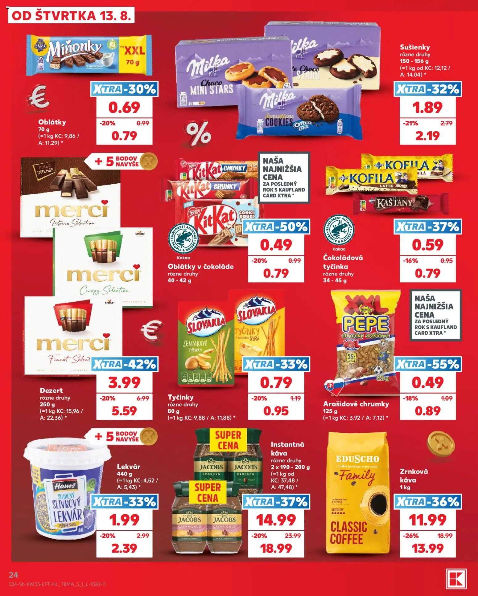 Nové Kaufland akcie – leták je platný od 13.08.2026 | Strana: 24