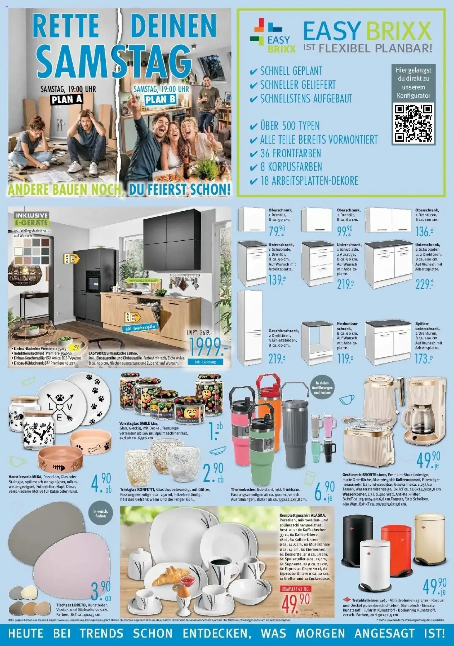 Trends - Ostermann Trends: Neue Möbel wirken Wunder. – gültig ab 10.07.2026 | Seite: 2 | Produkte: Geschirrspüler, Einbauküche, Kaffee, Uhr