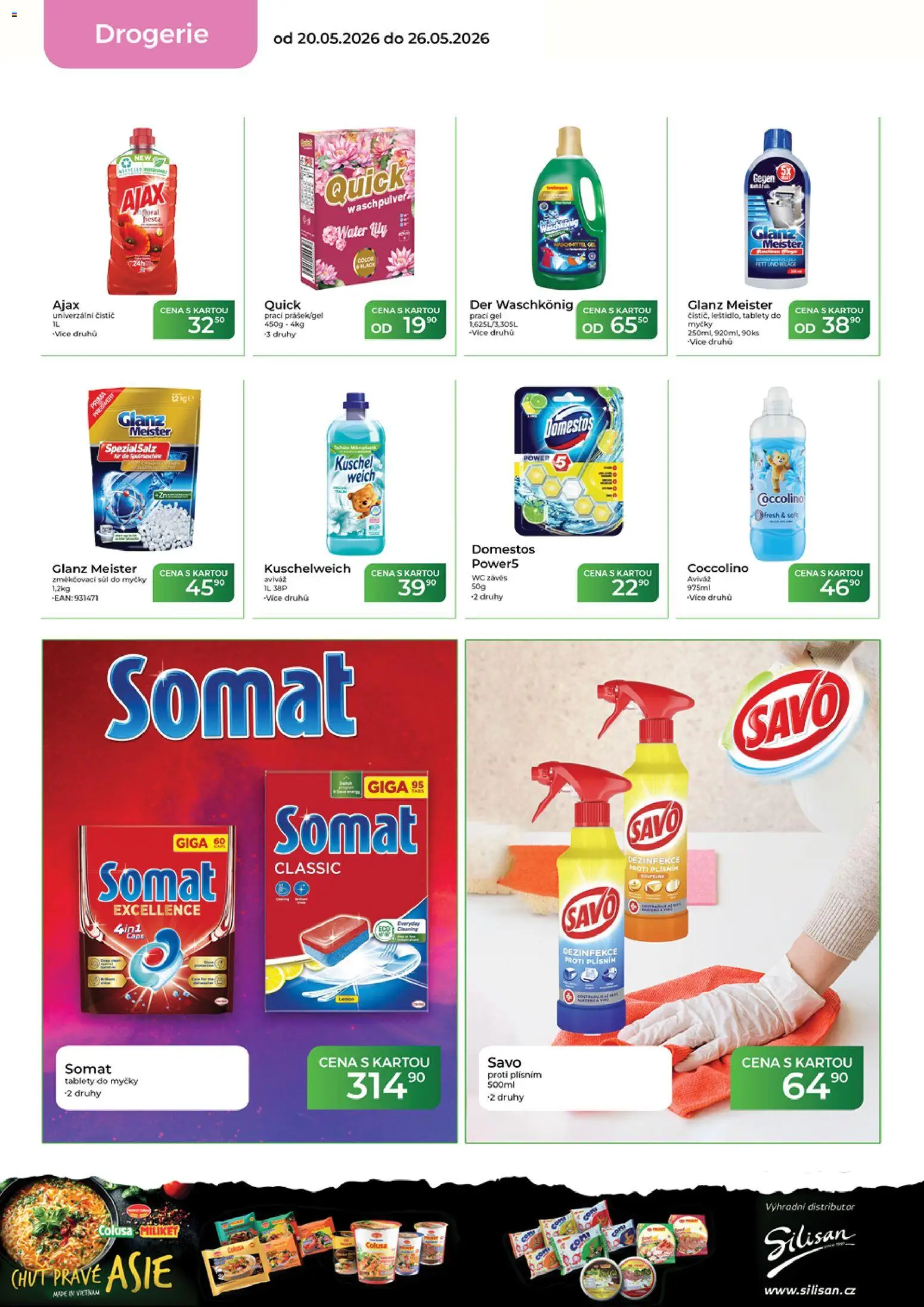 Tamda Foods leták od 20.05.2026 | Strana: 54 | Produkty: Ajax, Coccolino, Drogerie, Koupelna