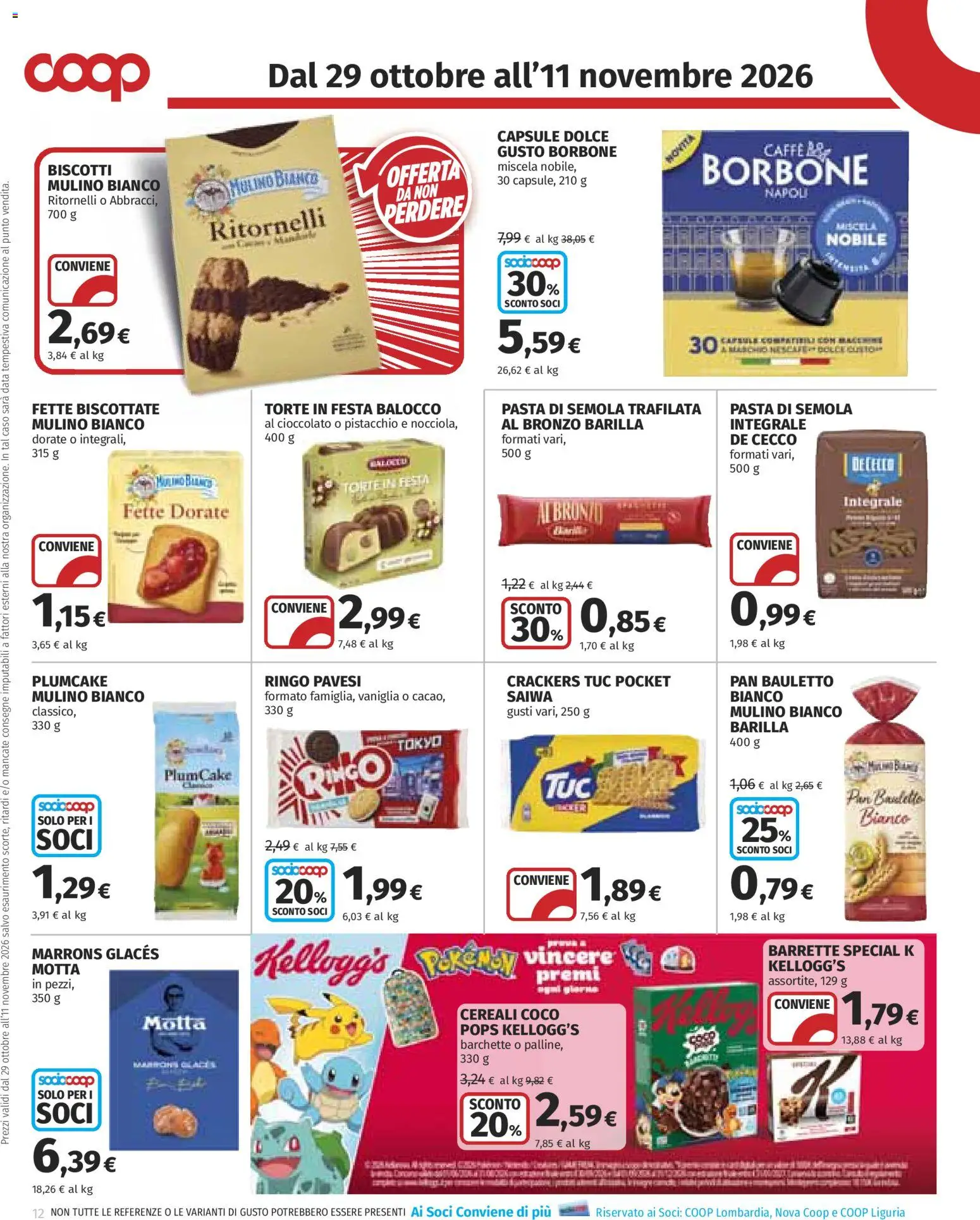Volantino COOP del 29/10/2026 | Pagina: 12