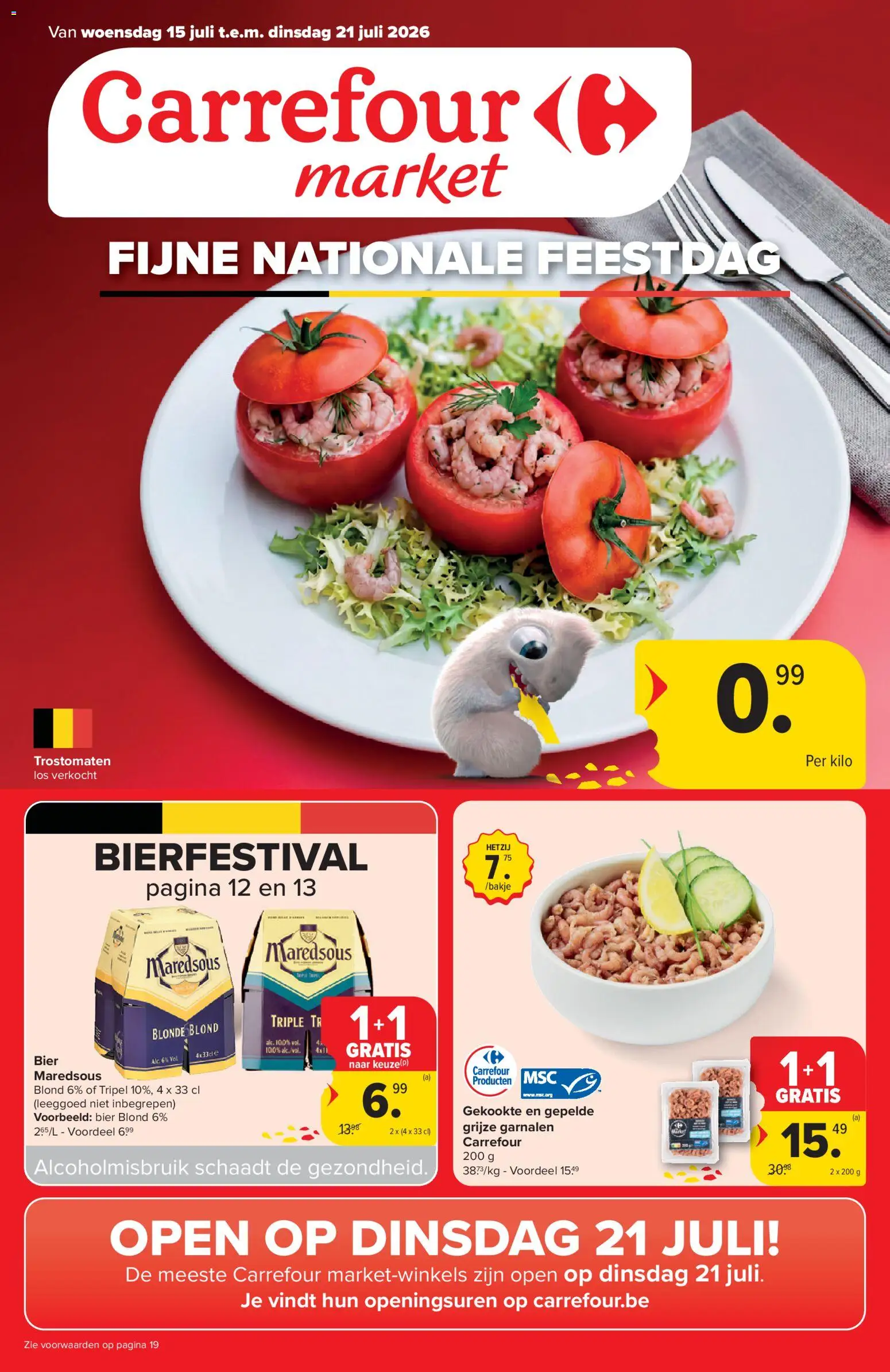 Carrefour market folder week 29 (15/07/2026 t/m 21/07/2026) catalogue cover