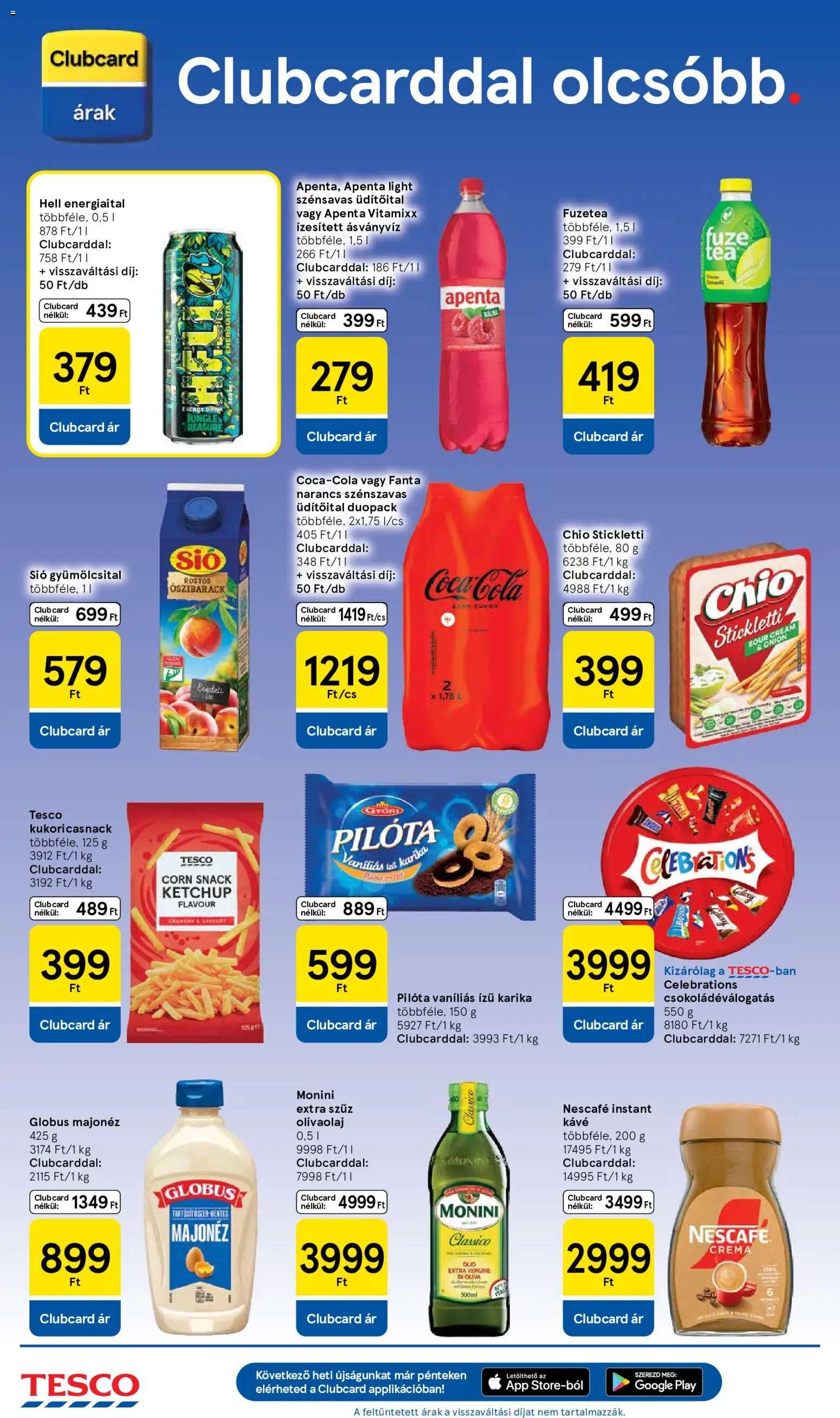 Tesco akciós ujság - amely érvényes a következő dátumtól: 2026.10.01. | Oldal: 6 | Termékek: Gyümölcsital, Energiaital, Fanta, Ketchup