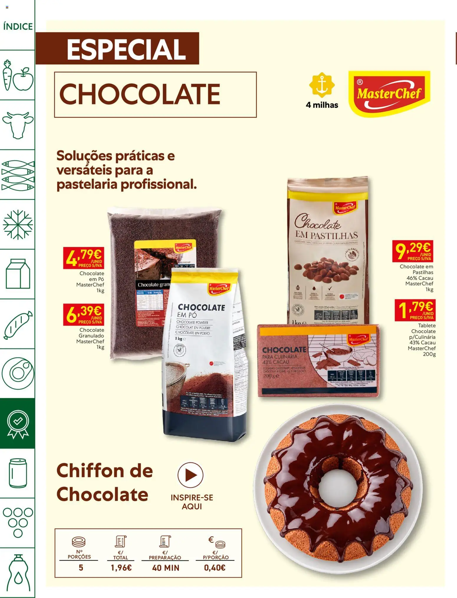 Recheio folheto Horeca Madeira │ válido de 06/10/2026 | Página: 18 | Produtos: Pó, Polvo, Cacau, Chocolate