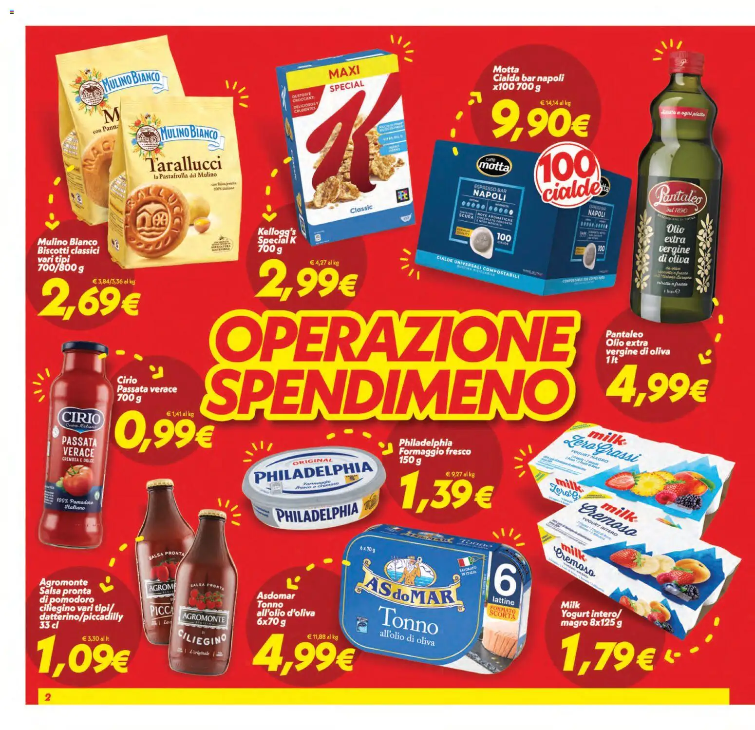 Volantino SuperConveniente del 21/08/2026 | Pagina: 2 | Prodotti: Biscotti, Salsa, Formaggio, Cialda